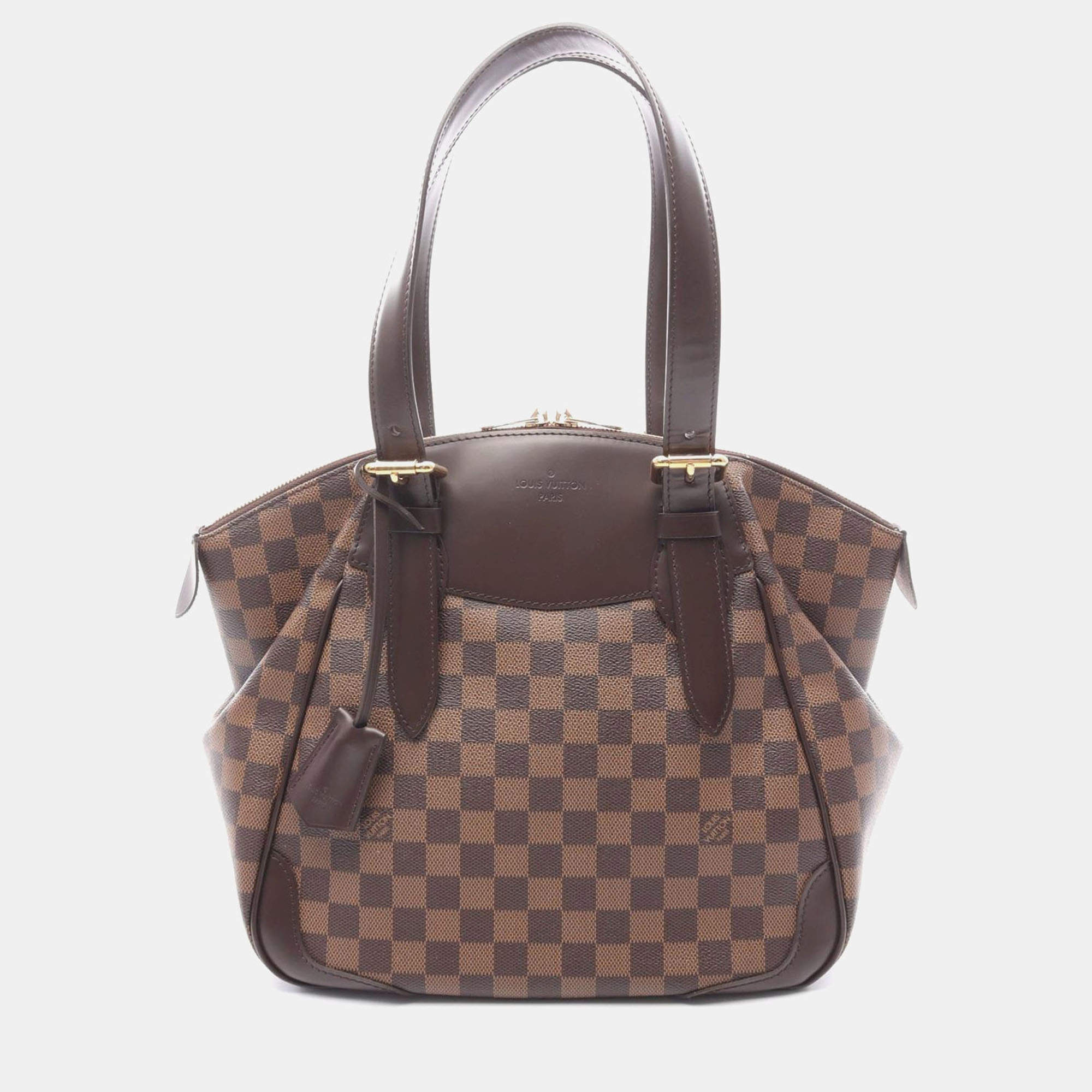 Pre Owned Louis Vuitton Verona MM Damier Ebene Canvas Shoulder Bag