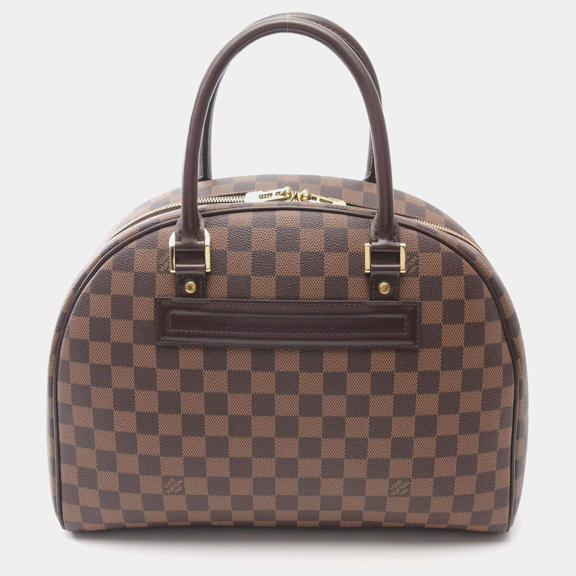 Pre Owned Louis Vuitton Nolita Damier Ebene Canvas Tote Bag