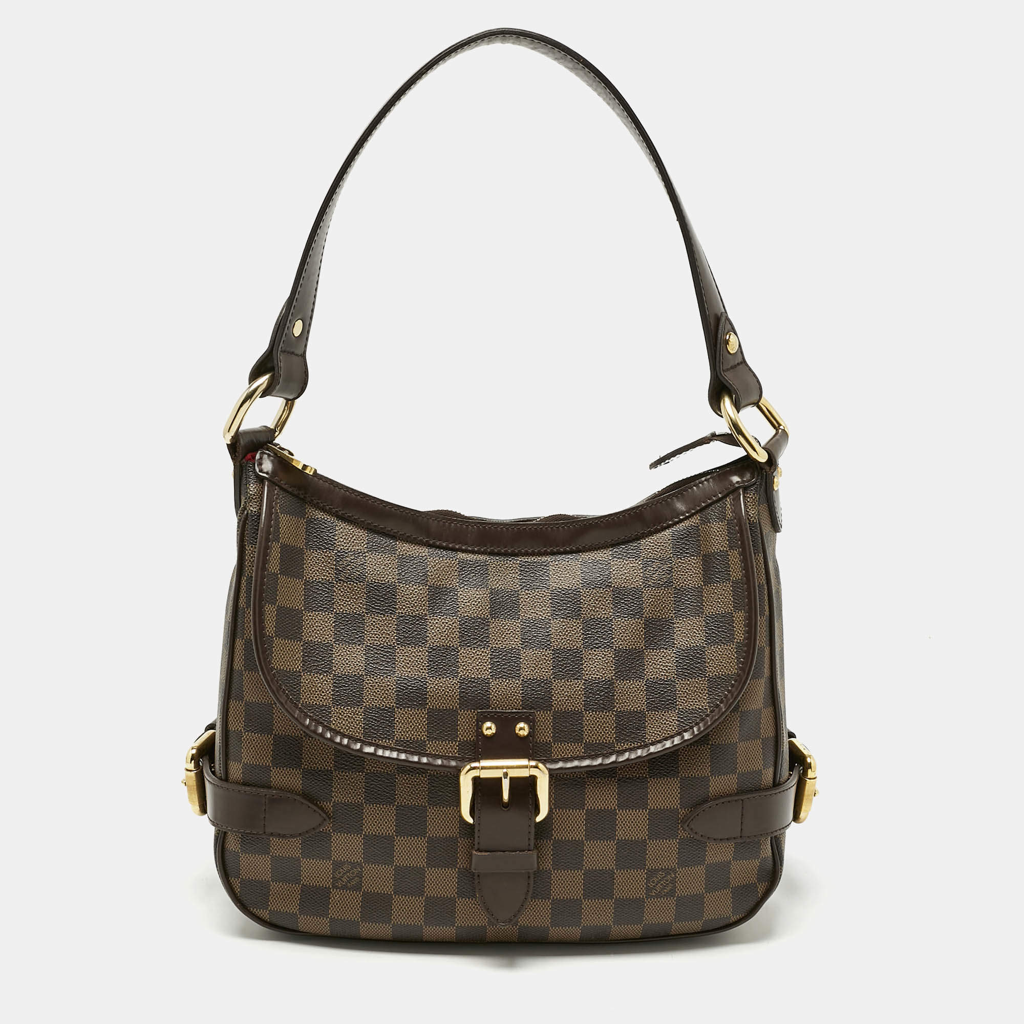 Pre Owned Louis Vuitton Damier Ebene Canvas Highbury Bag