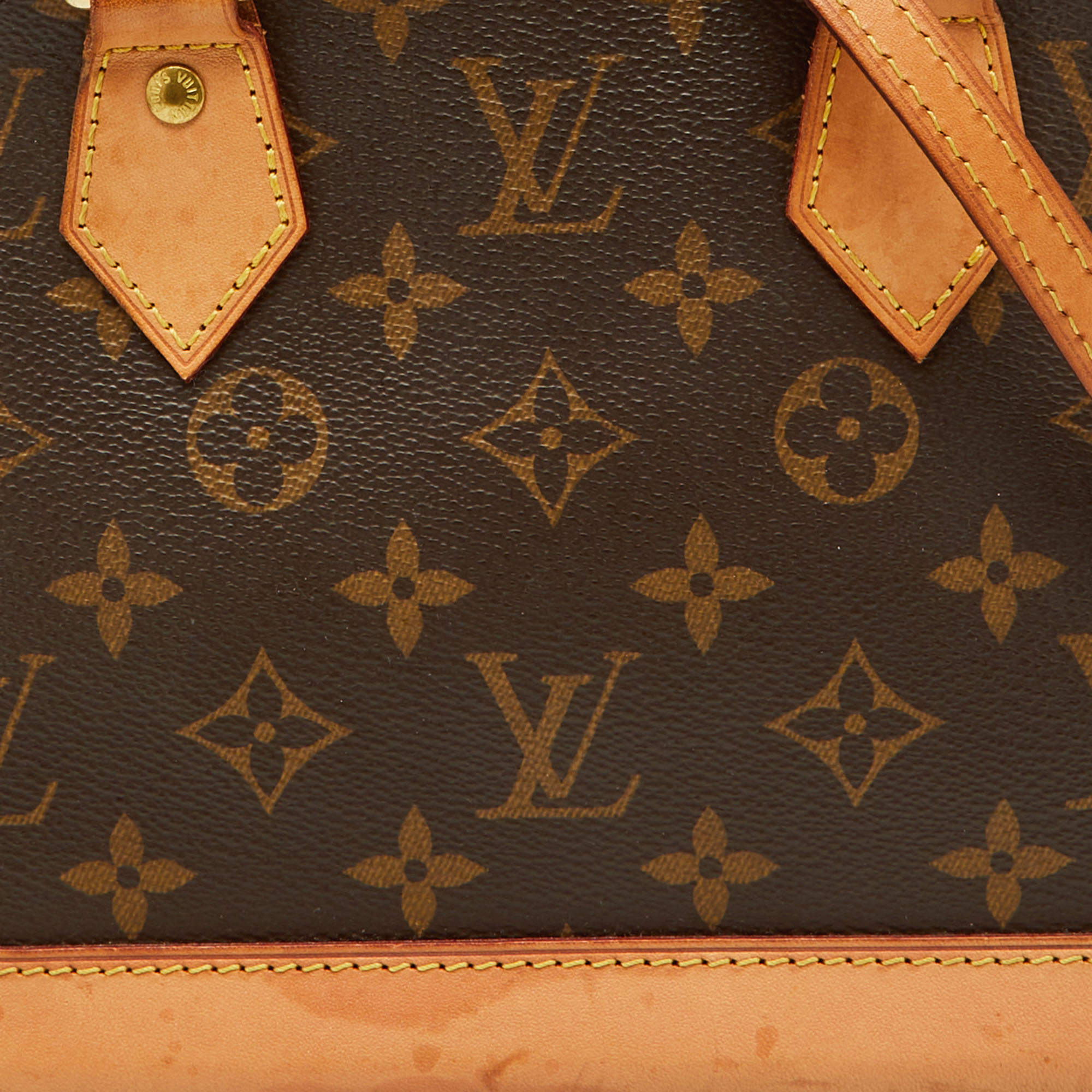 Pre Owned Louis Vuitton Monogram Canvas Alma BB Bag