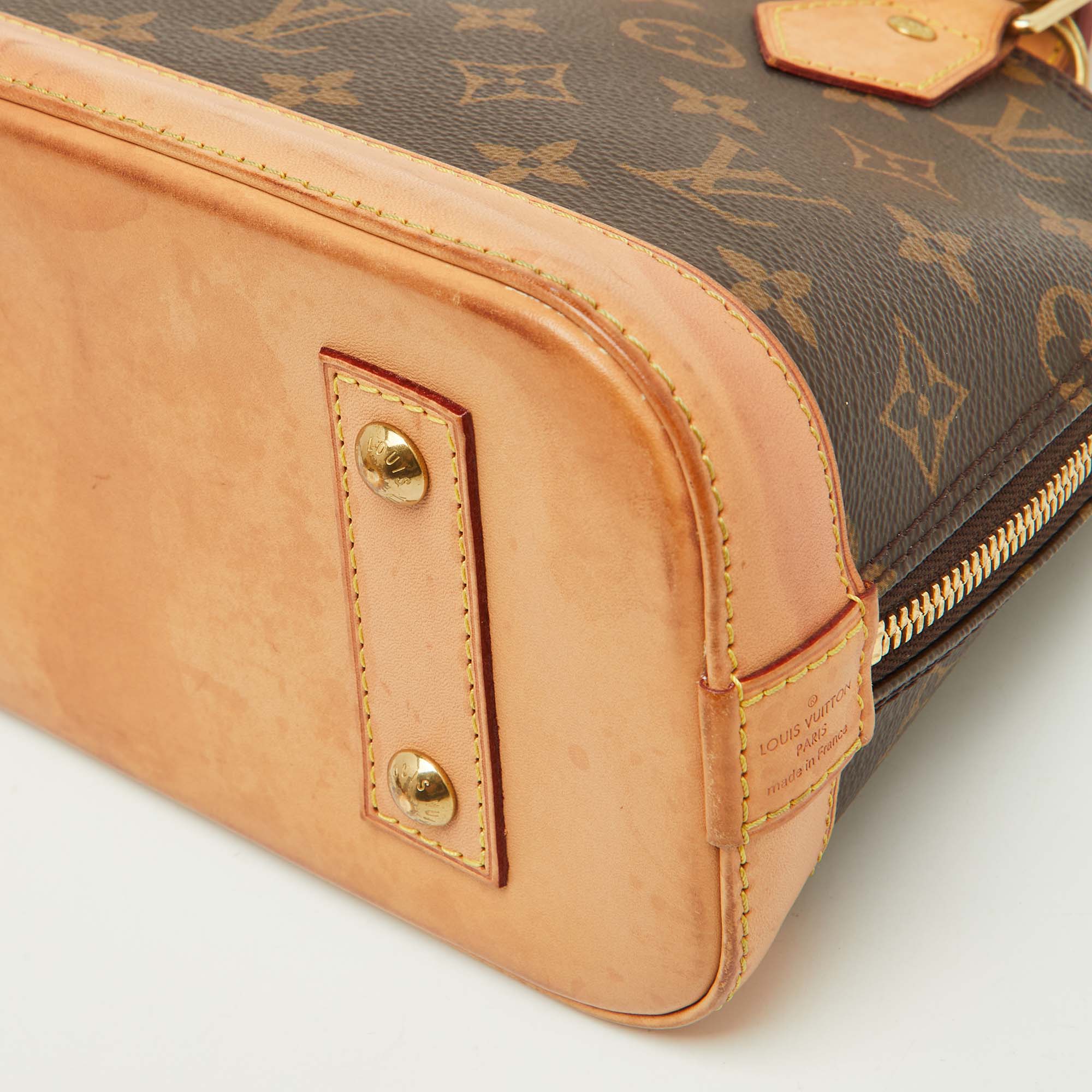 Pre Owned Louis Vuitton Monogram Canvas Alma BB Bag