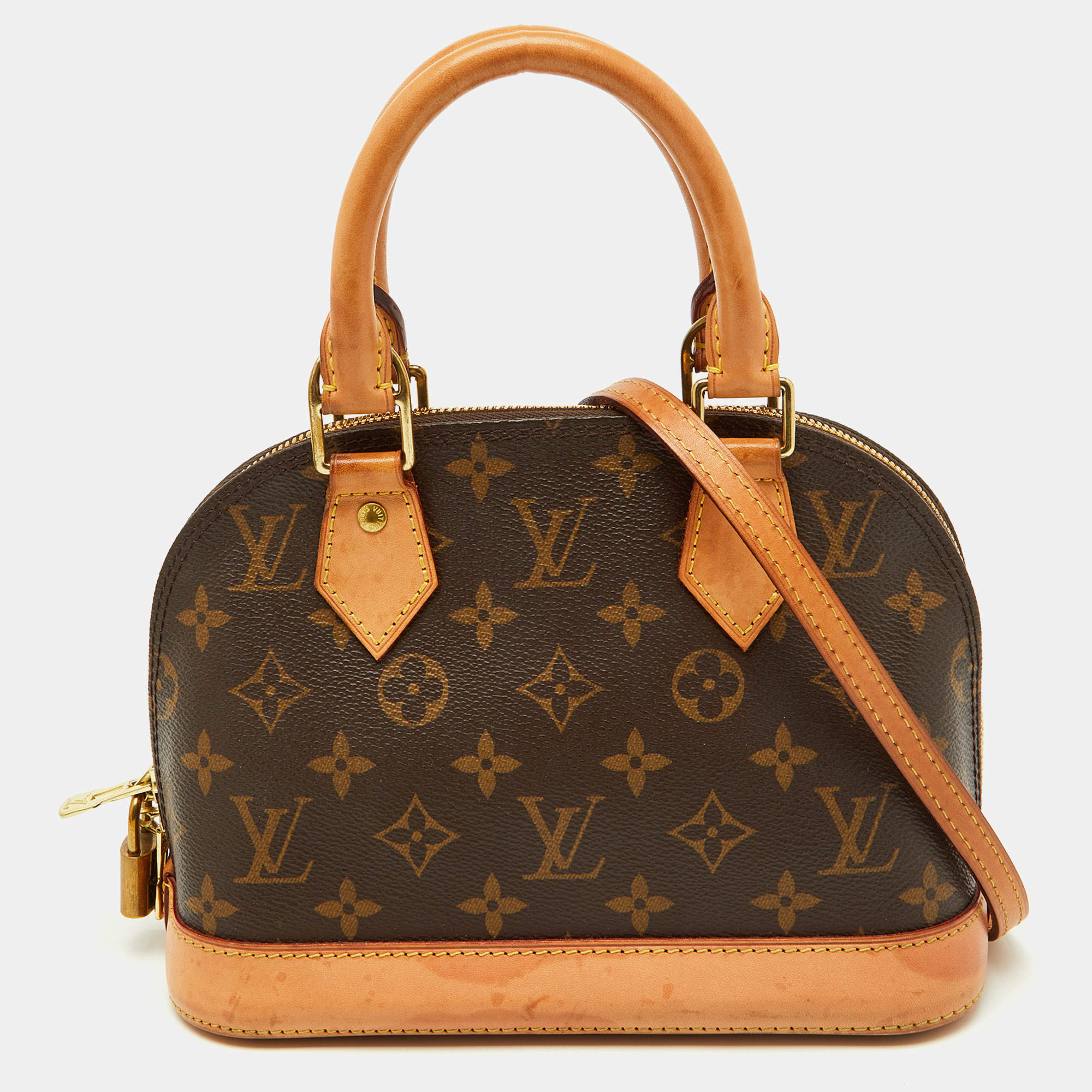 Pre Owned Louis Vuitton Monogram Canvas Alma BB Bag