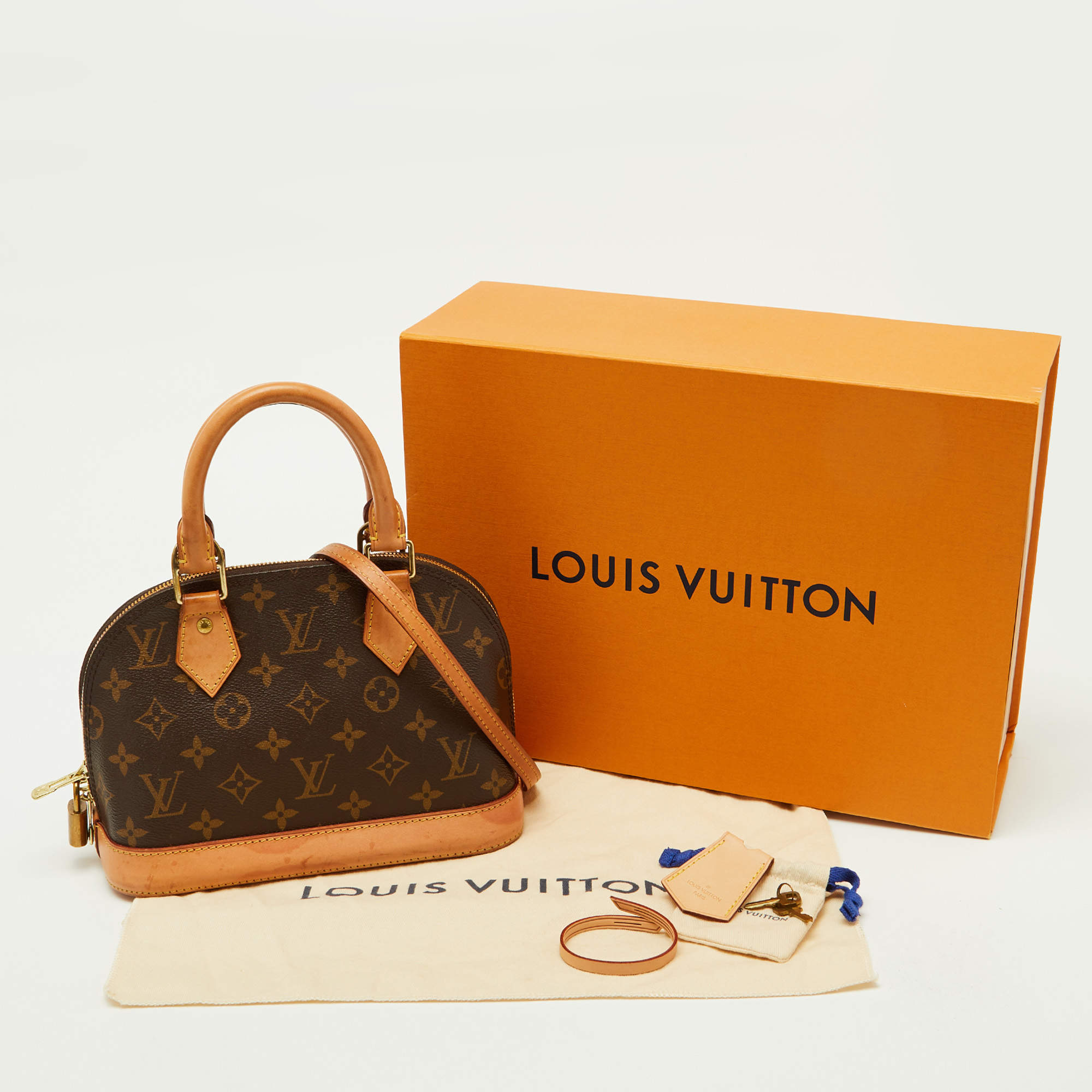 Pre Owned Louis Vuitton Monogram Canvas Alma BB Bag