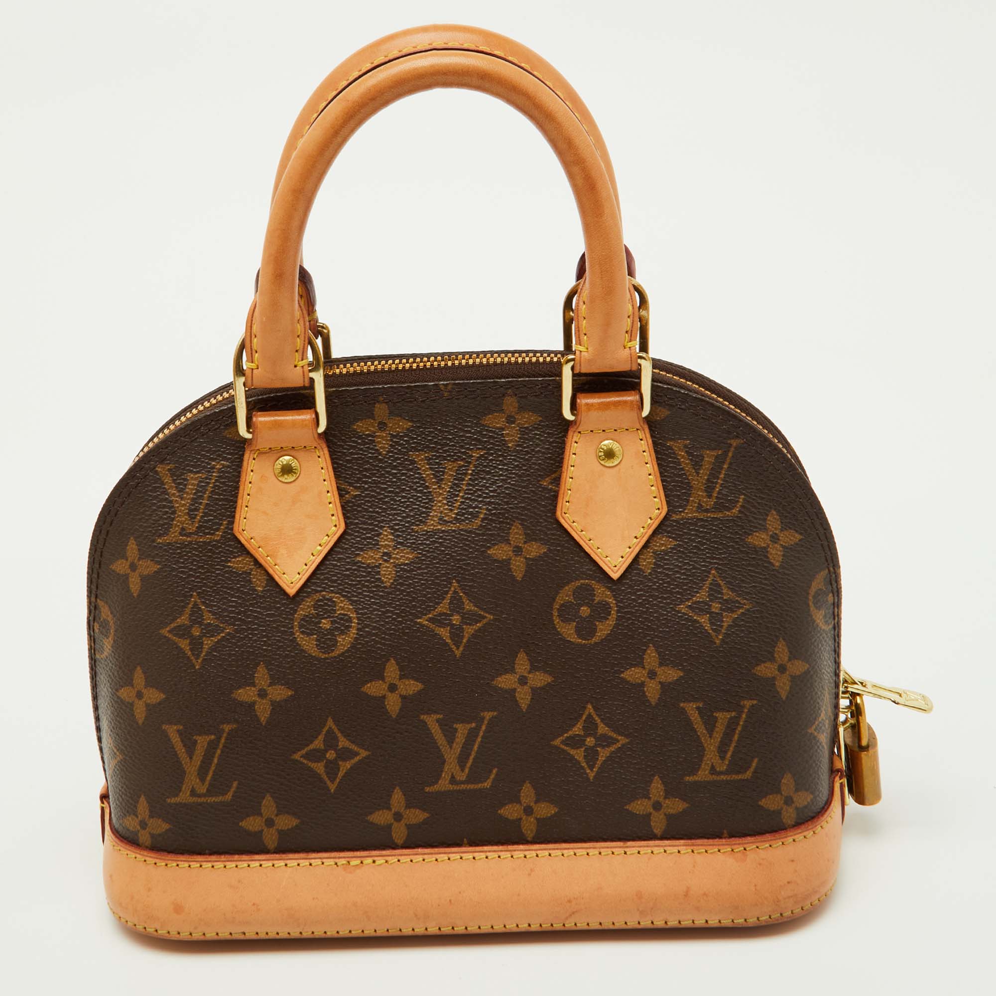 Pre Owned Louis Vuitton Monogram Canvas Alma BB Bag