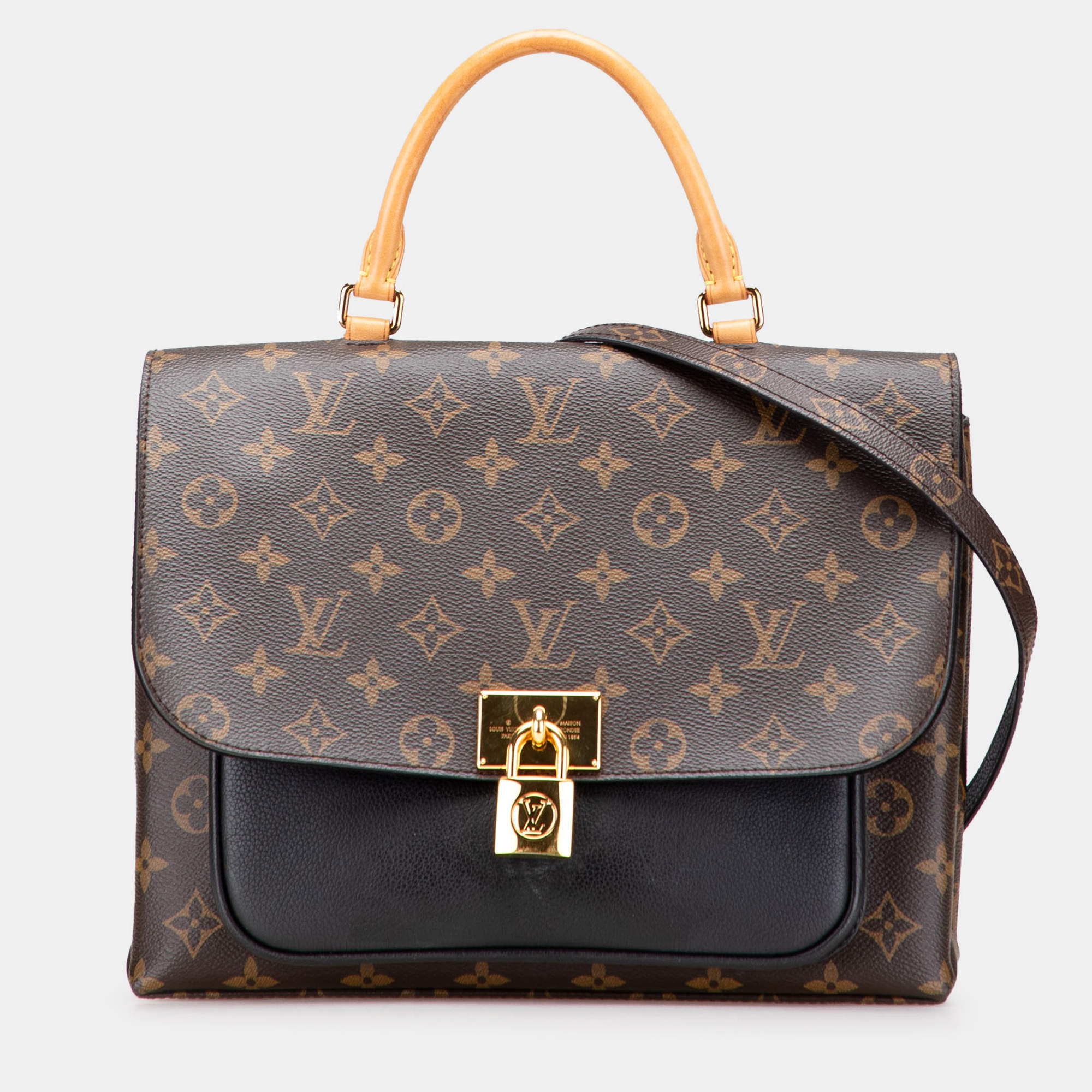 Pre Owned Louis Vuitton Brown Monogram Marignan