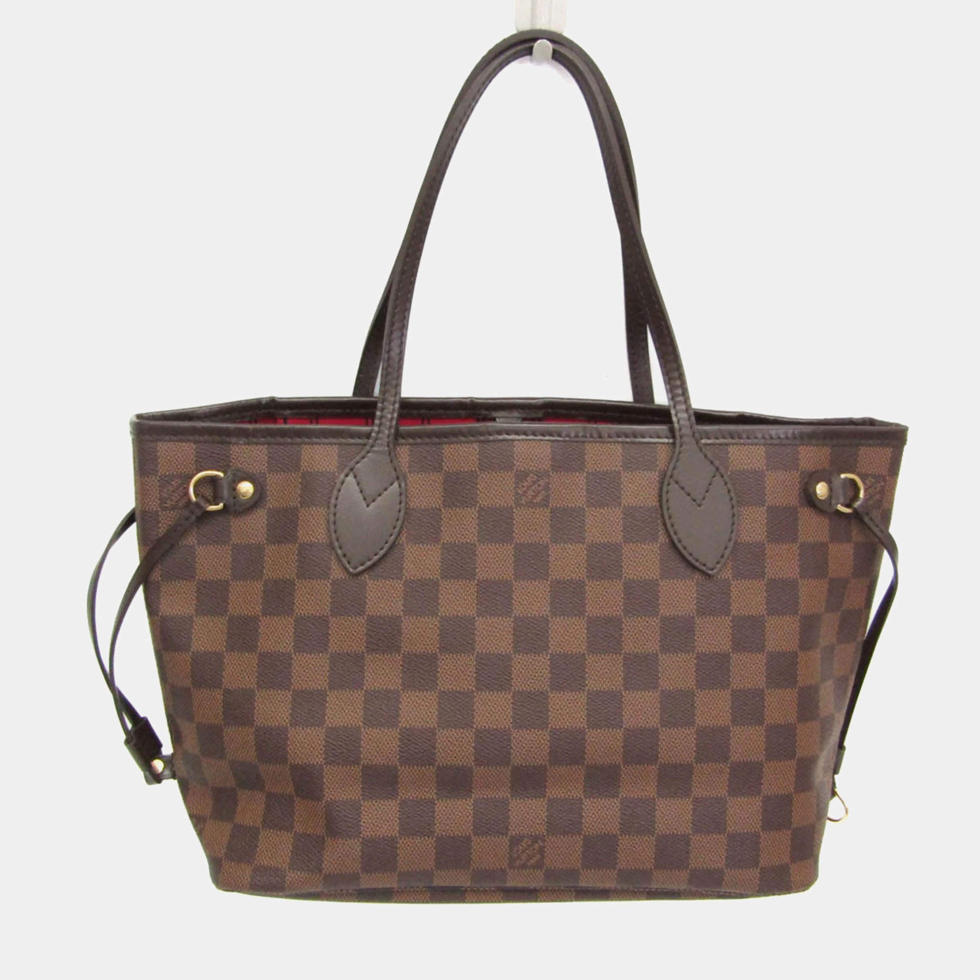 Pre Owned Louis Vuitton Damier Neverfull PM Tote Bag Ebene