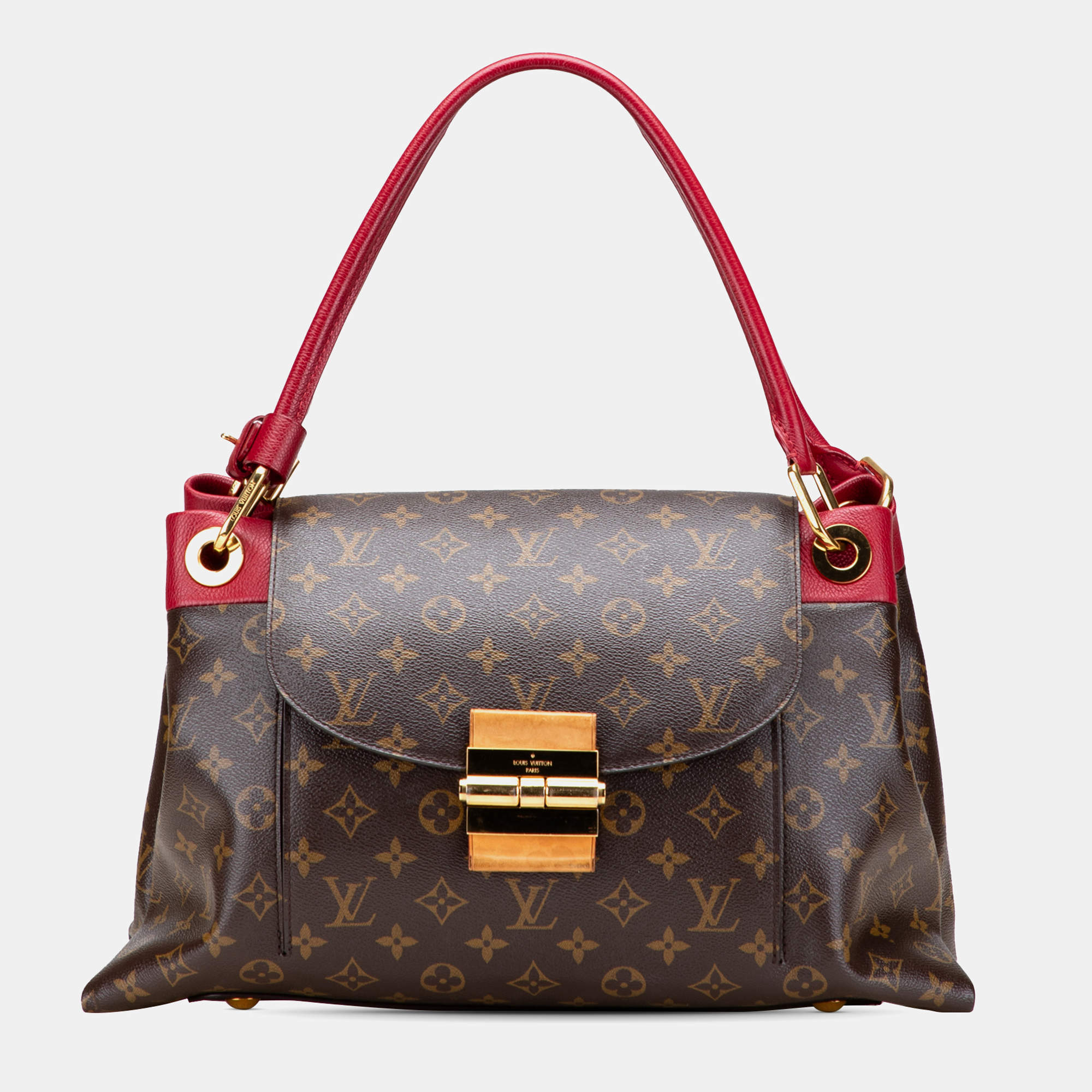 Pre Owned Louis Vuitton Brown Monogram Olympe MM
