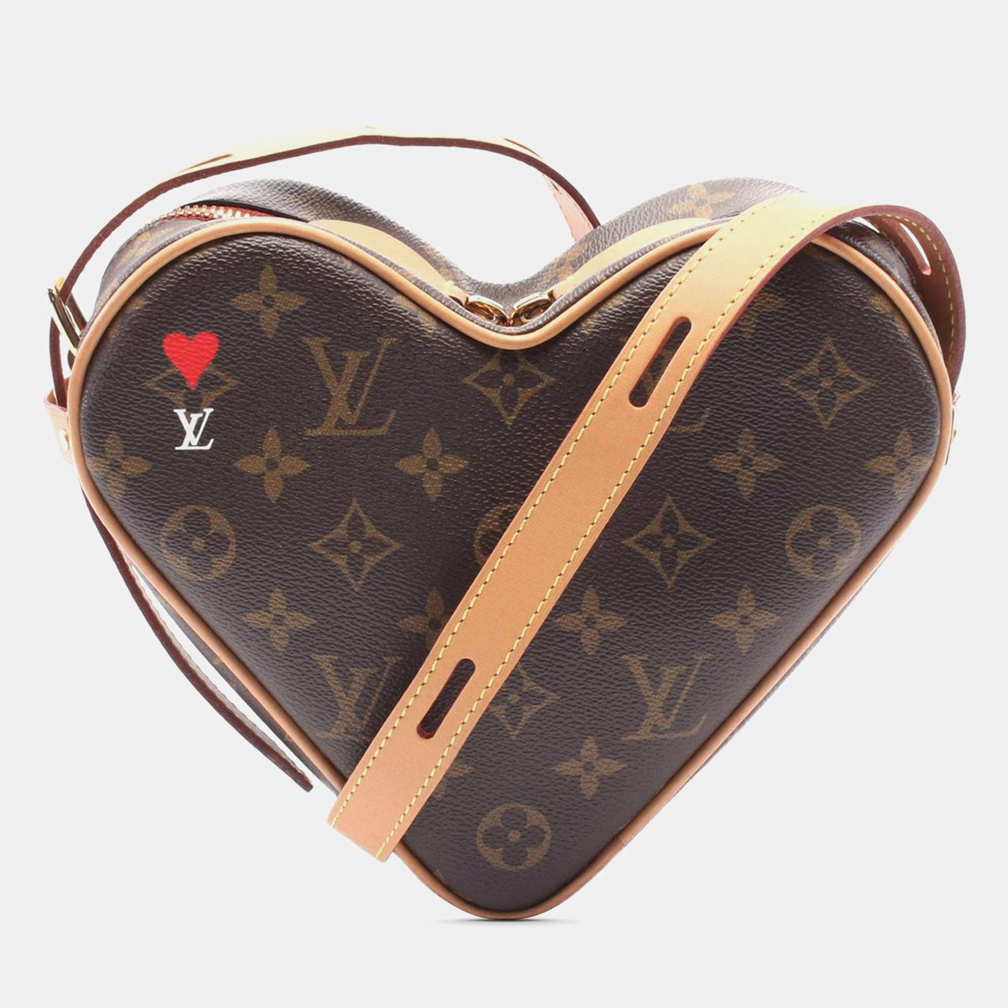 Pre Owned Louis Vuitton Brown Monogram Game on Coeur