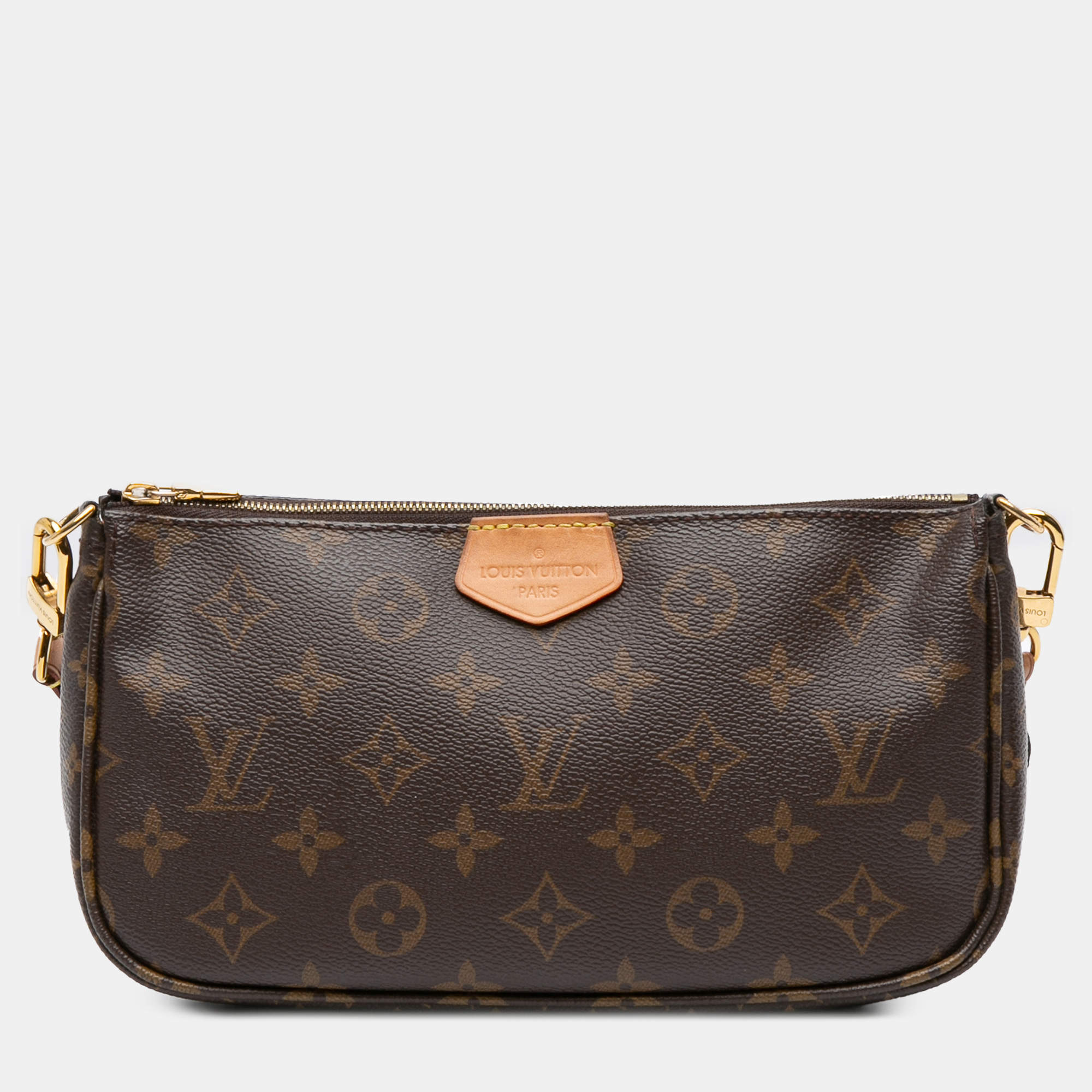 Pre Owned Louis Vuitton Brown Monogram Multi Pochette Accessoires