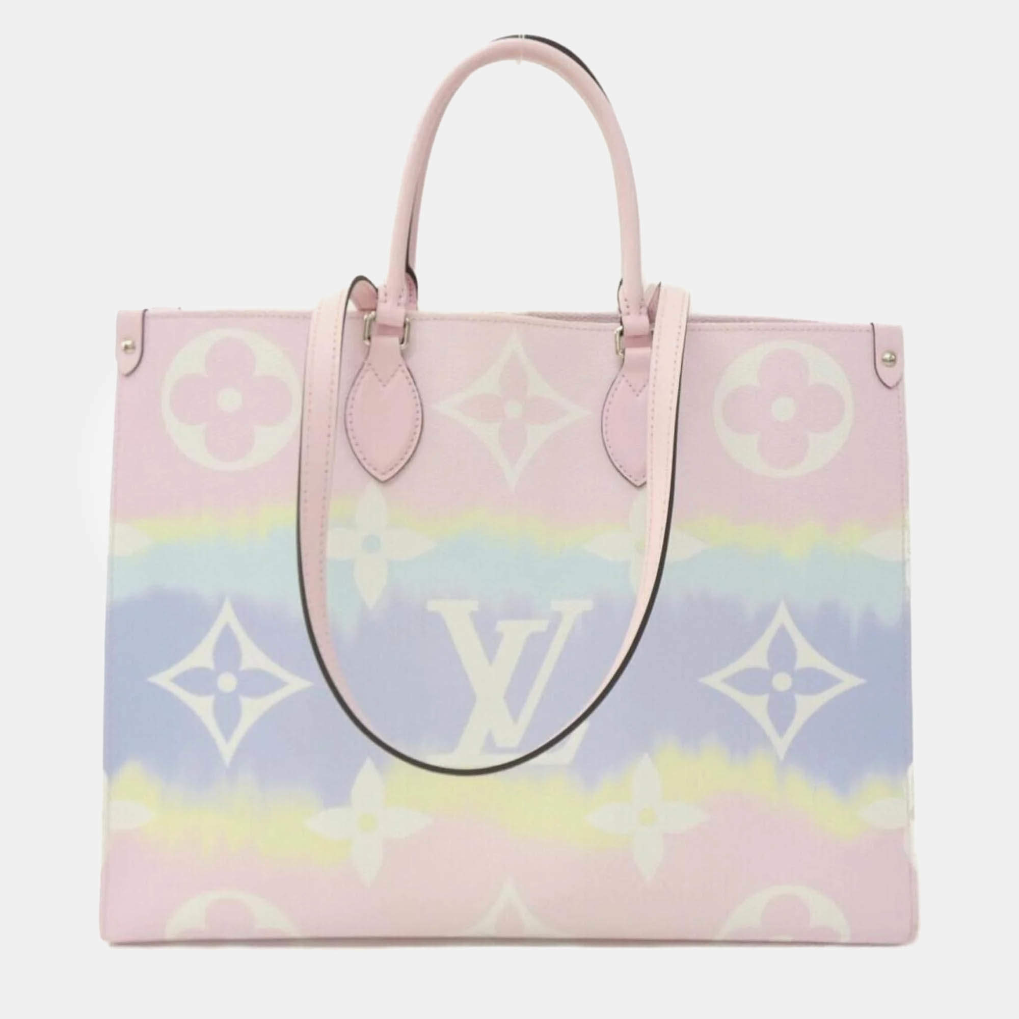 Pre Owned Louis Vuitton OnTheGo GM Escale Monogram Handbag