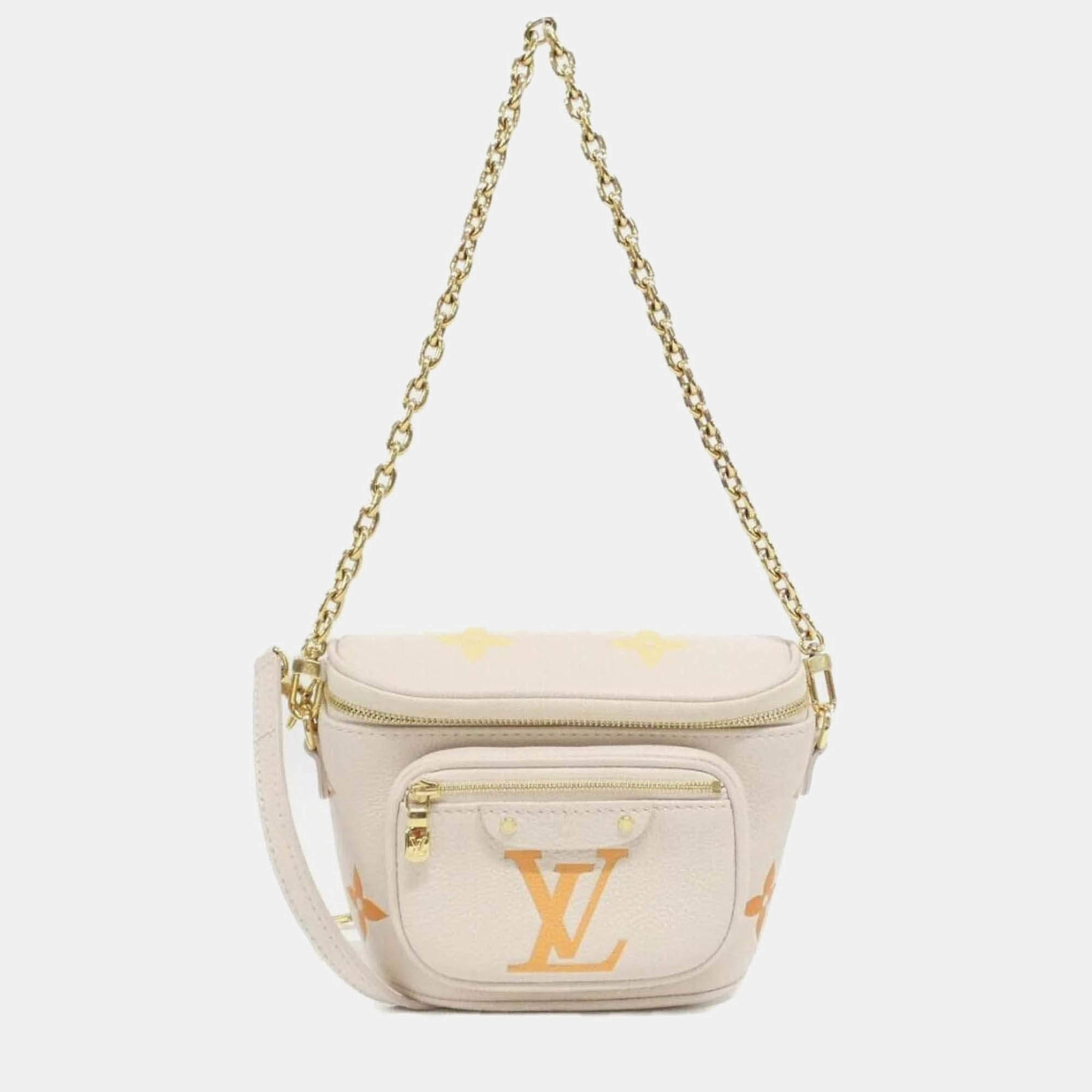 Pre Owned Louis Vuitton Mini Bumbag Monogram Empreinte By The Pool Shoulder Bag