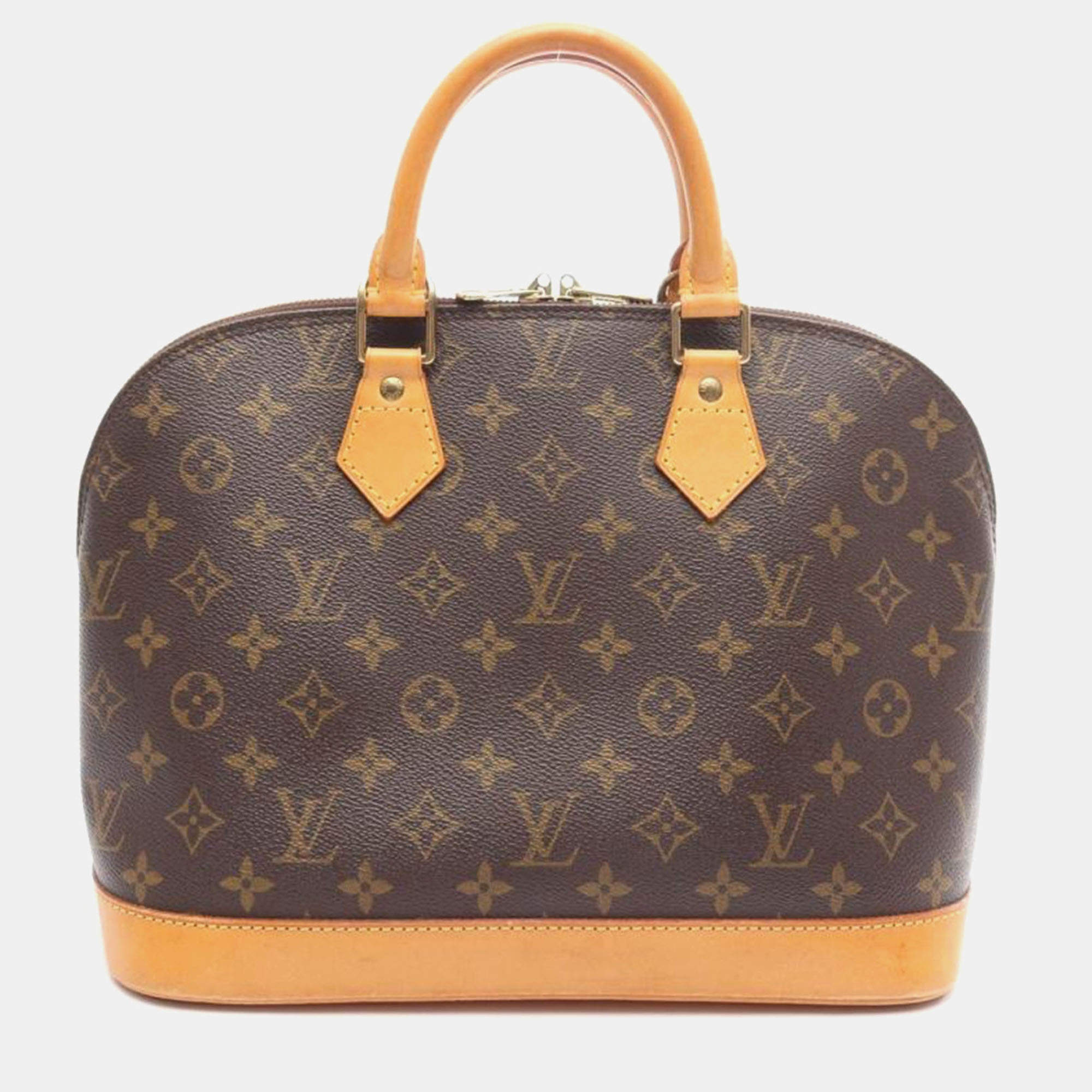 Pre Owned Louis Vuitton Alma PM Monogram Canvas Top Handle Bag