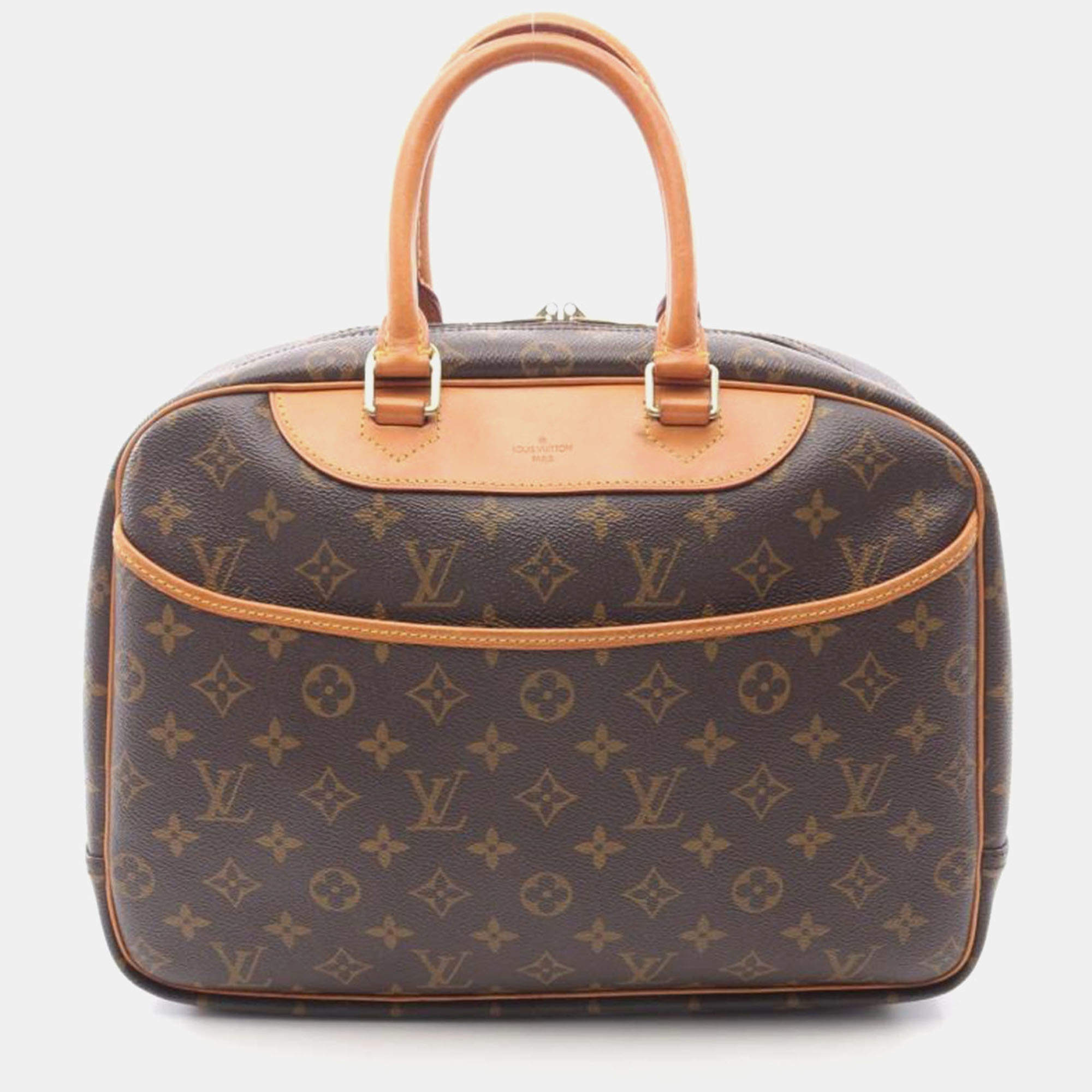 Pre Owned Louis Vuitton Deauville Monogram Canvas Vanity Bag