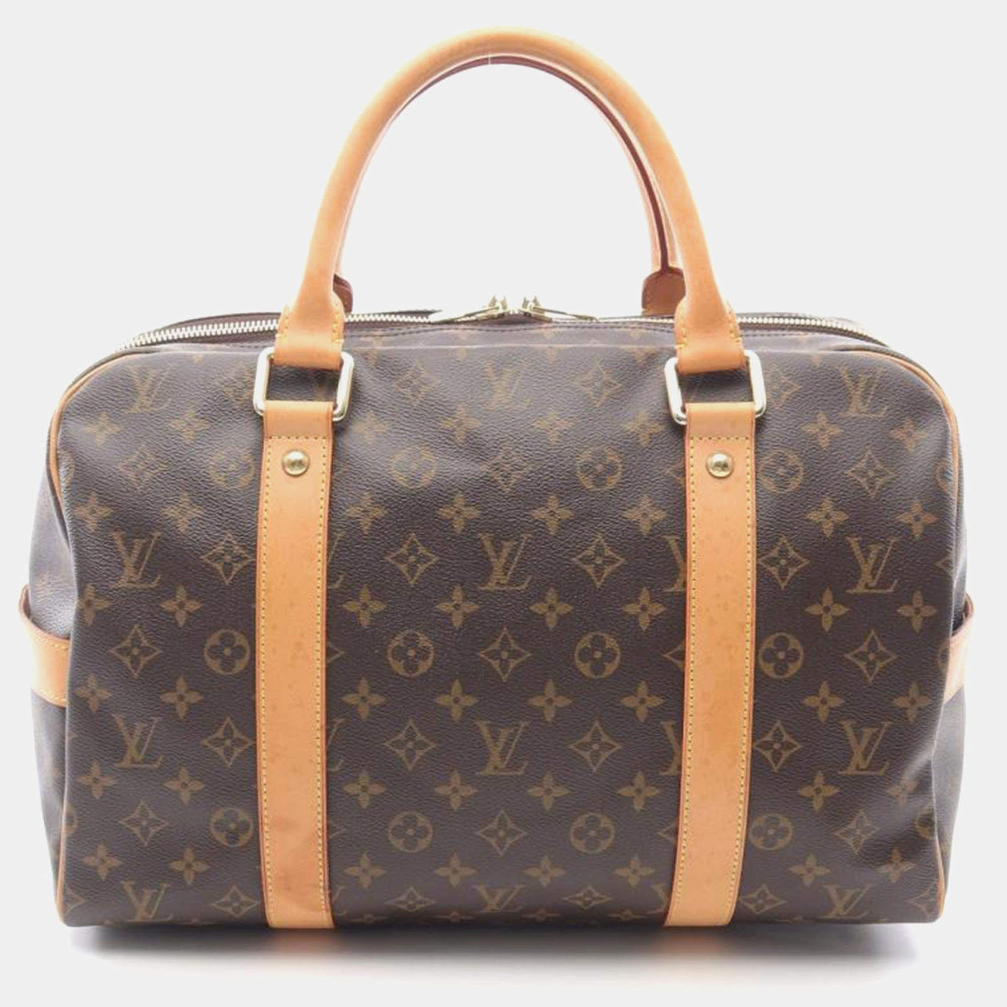 Pre Owned حقيبة لوي فيتون كاريال بنقشة المونوجرام البني