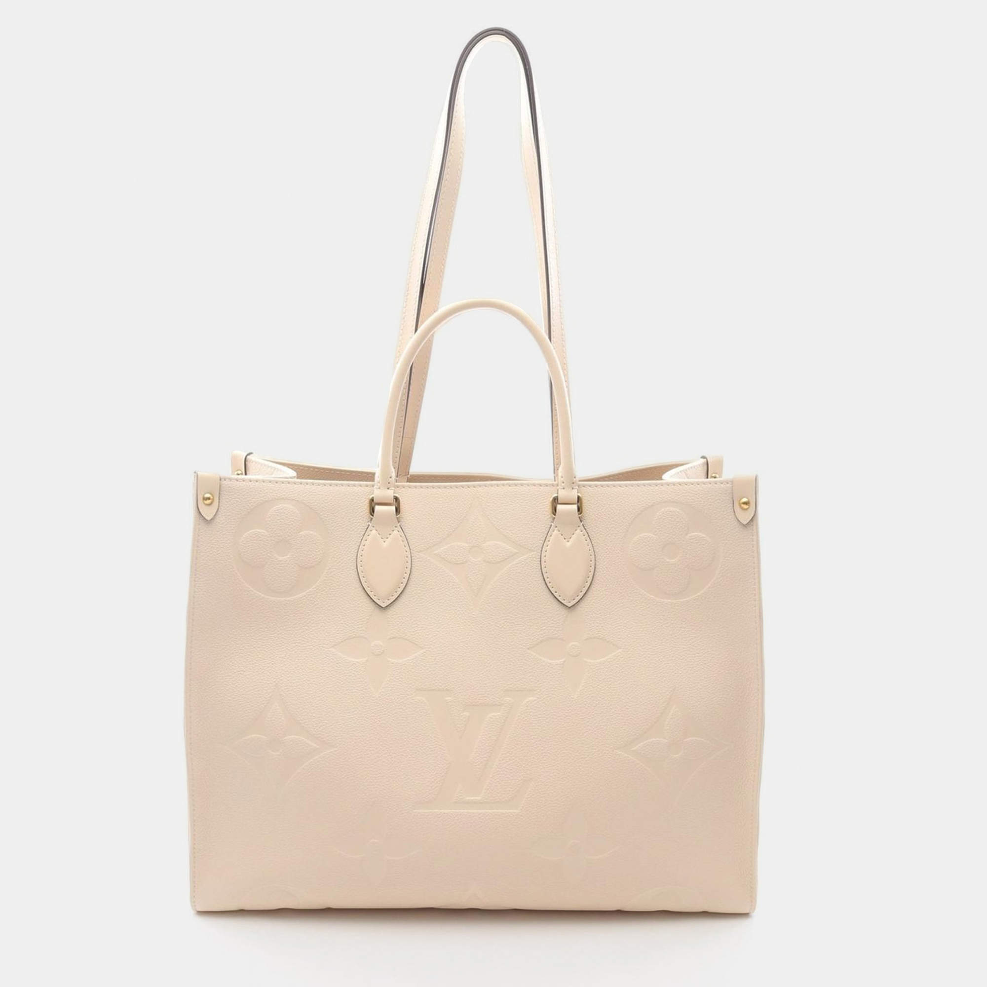 Pre Owned Louis Vuitton OnTheGo GM Monogram Empreinte Leather Tote Bag