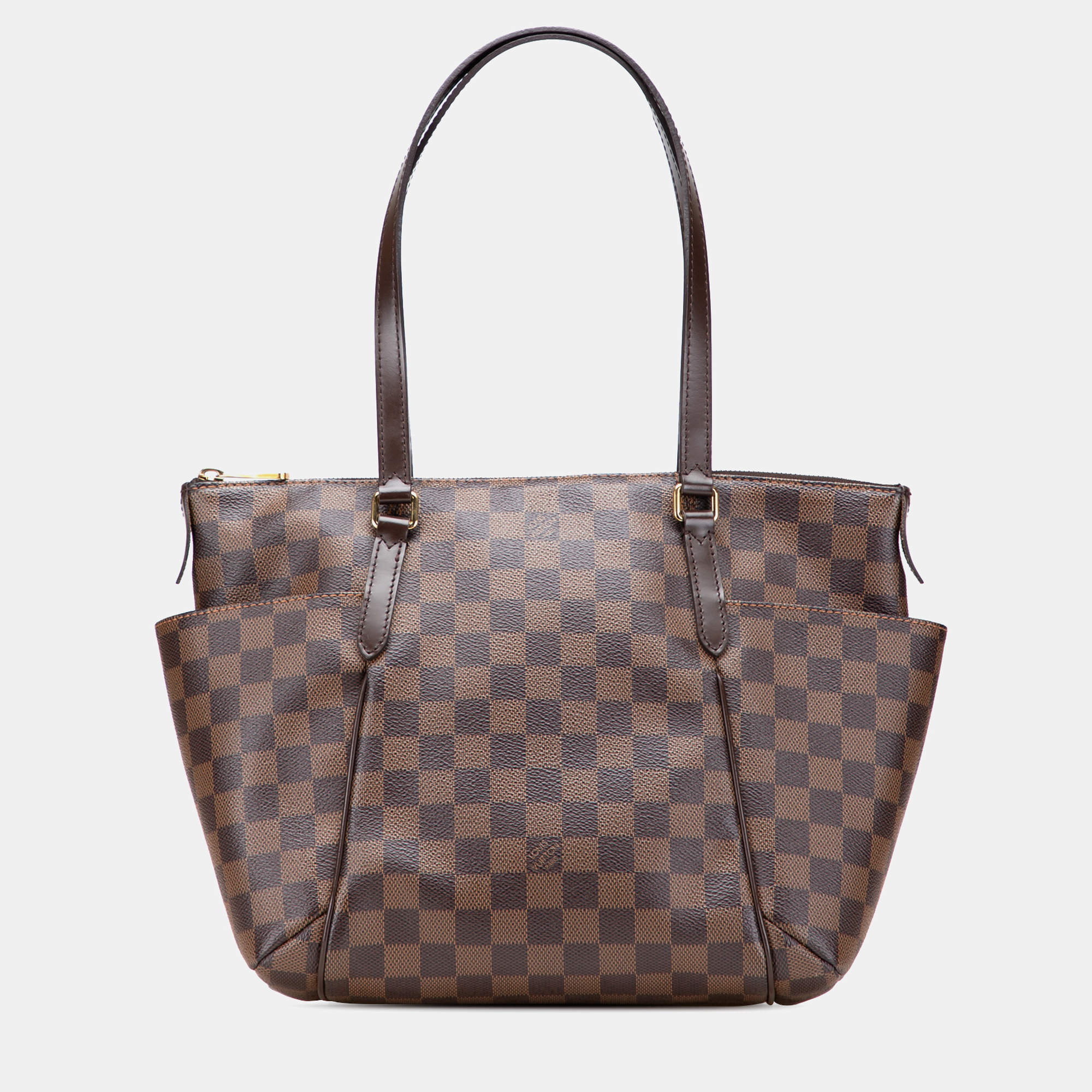 Pre Owned Louis Vuitton Brown Damier Ebene Totally PM