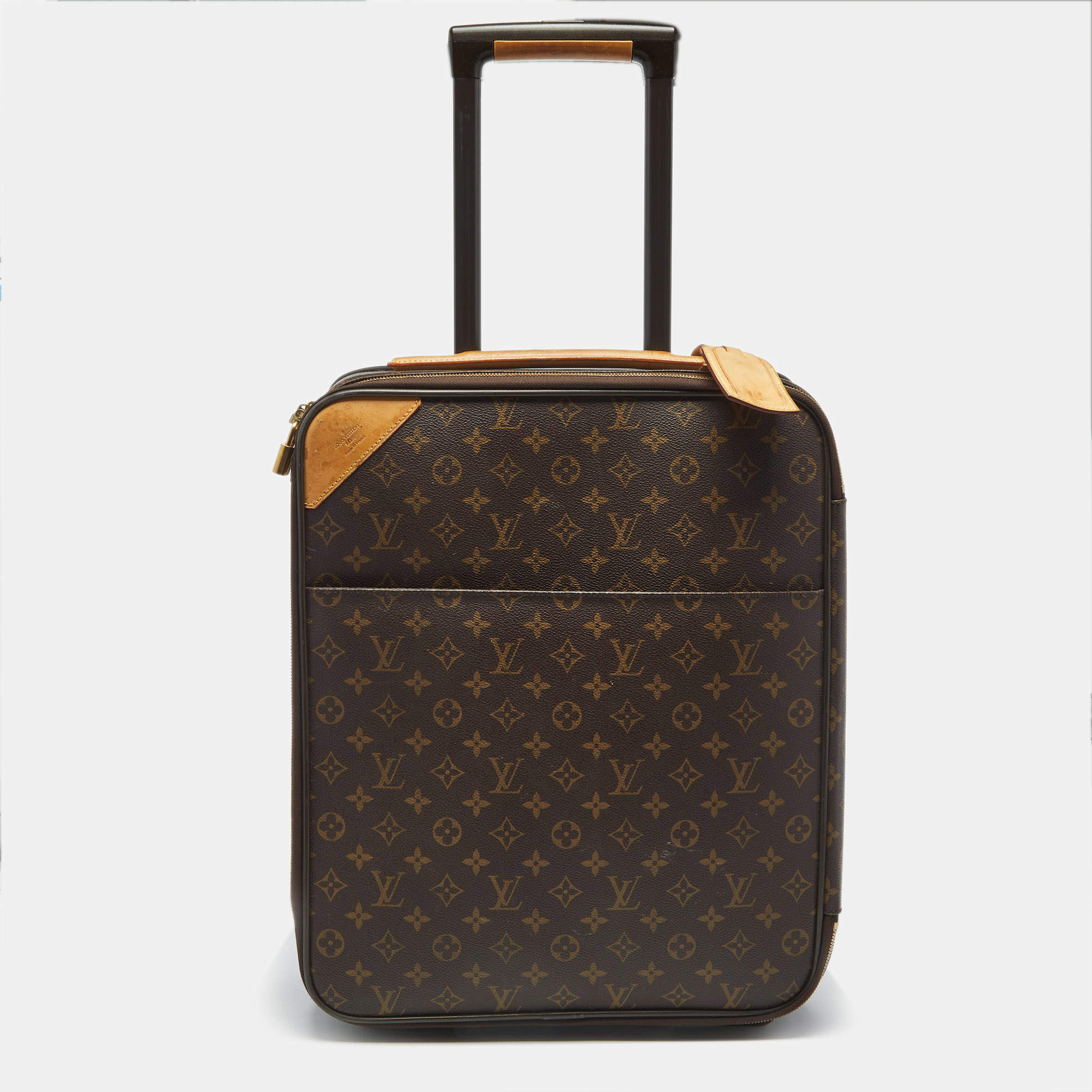 Pre Owned Louis Vuitton Monogram Canvas Pegase 45 Luggage