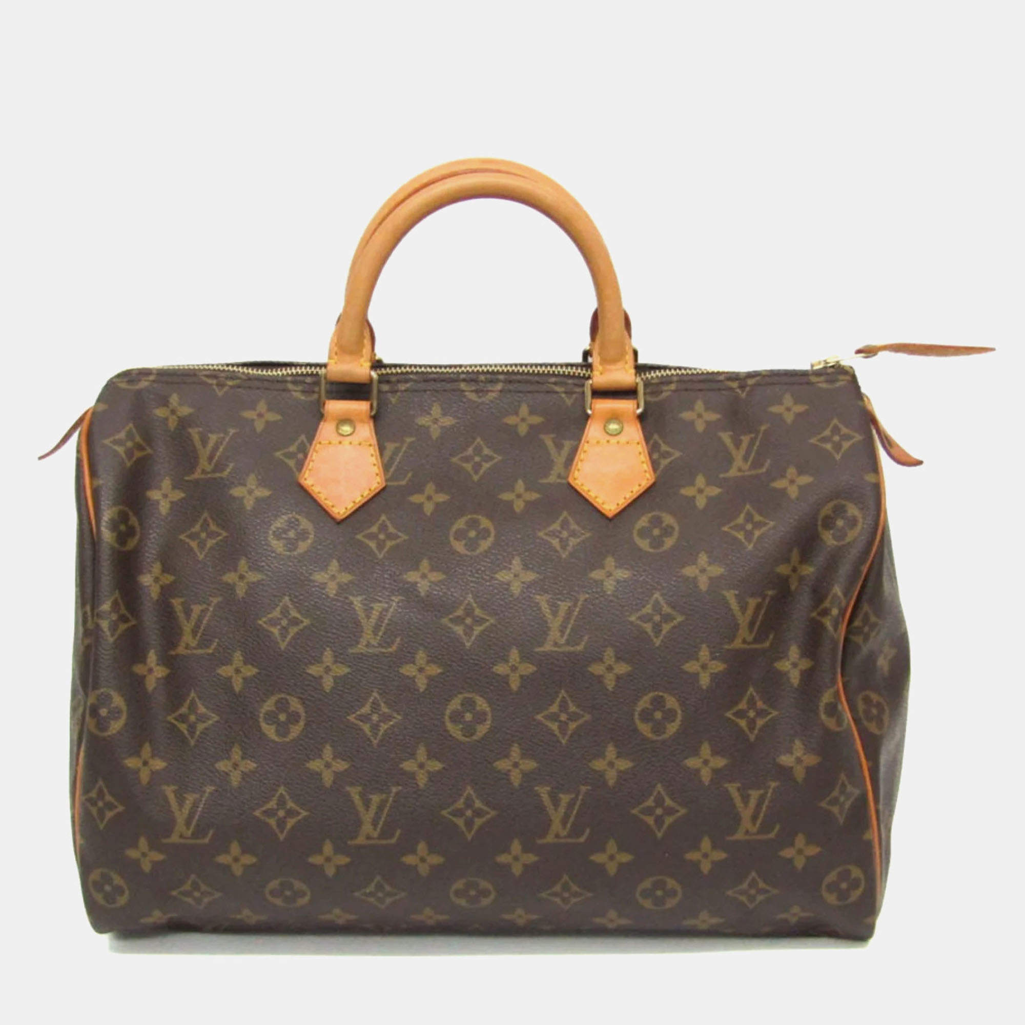 Pre Owned Louis Vuitton Speedy 35 Monogram Coated Canvas Shoulder Bag