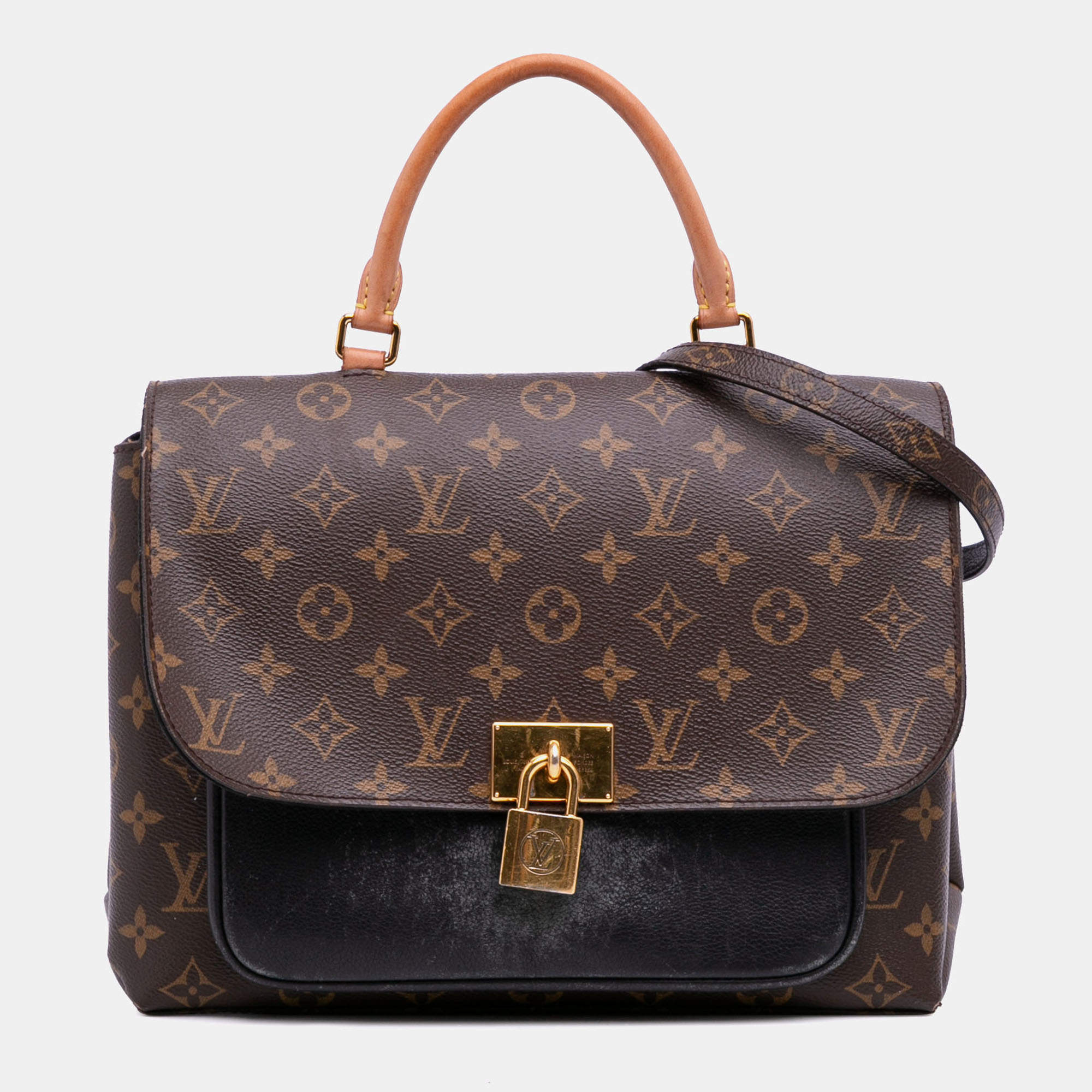 Pre Owned Louis Vuitton Brown Monogram Marignan