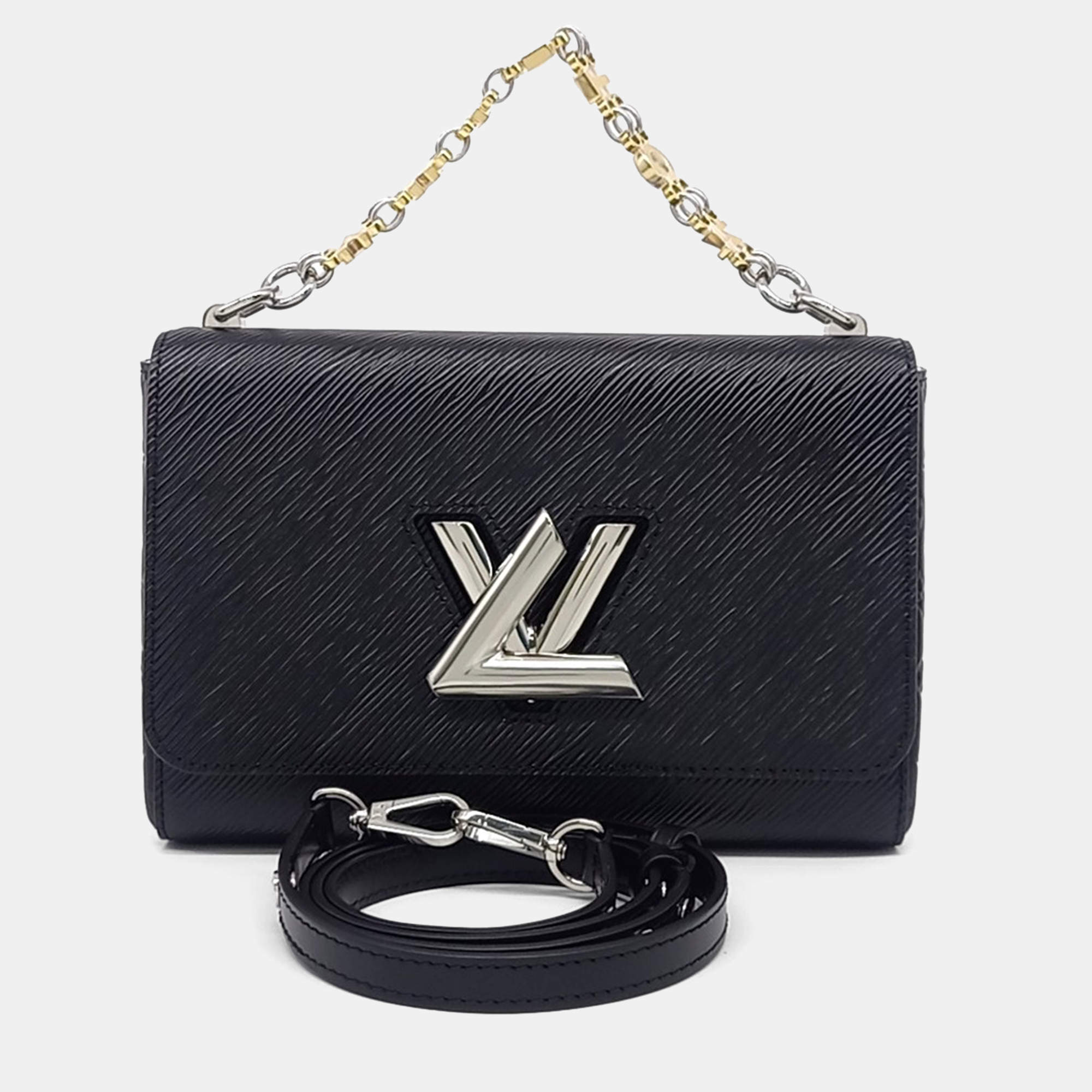 Pre Owned Louis Vuitton Black Epi Leather Epi Twist MM