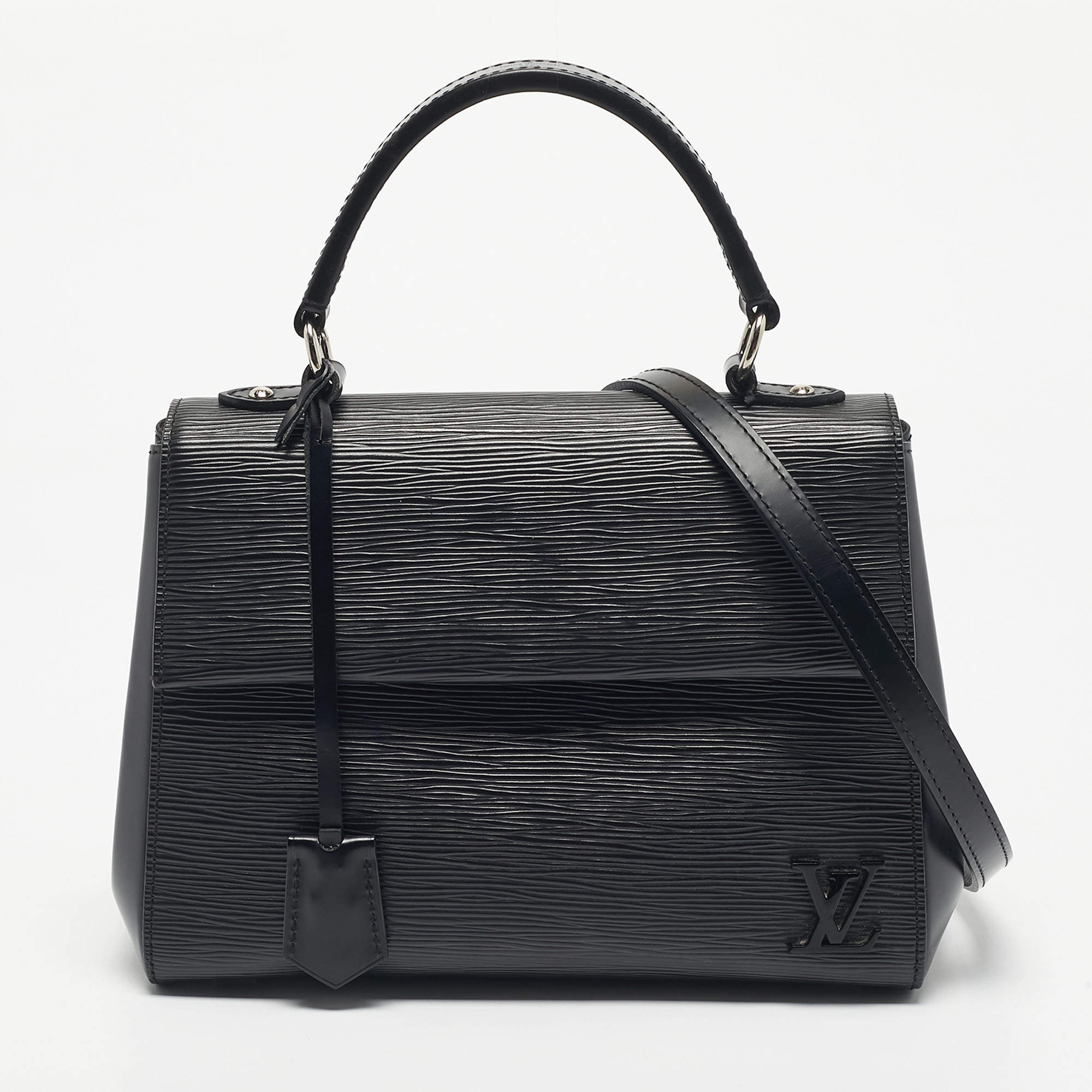 Pre Owned Louis Vuitton Black Epi Leather Cluny BB Bag