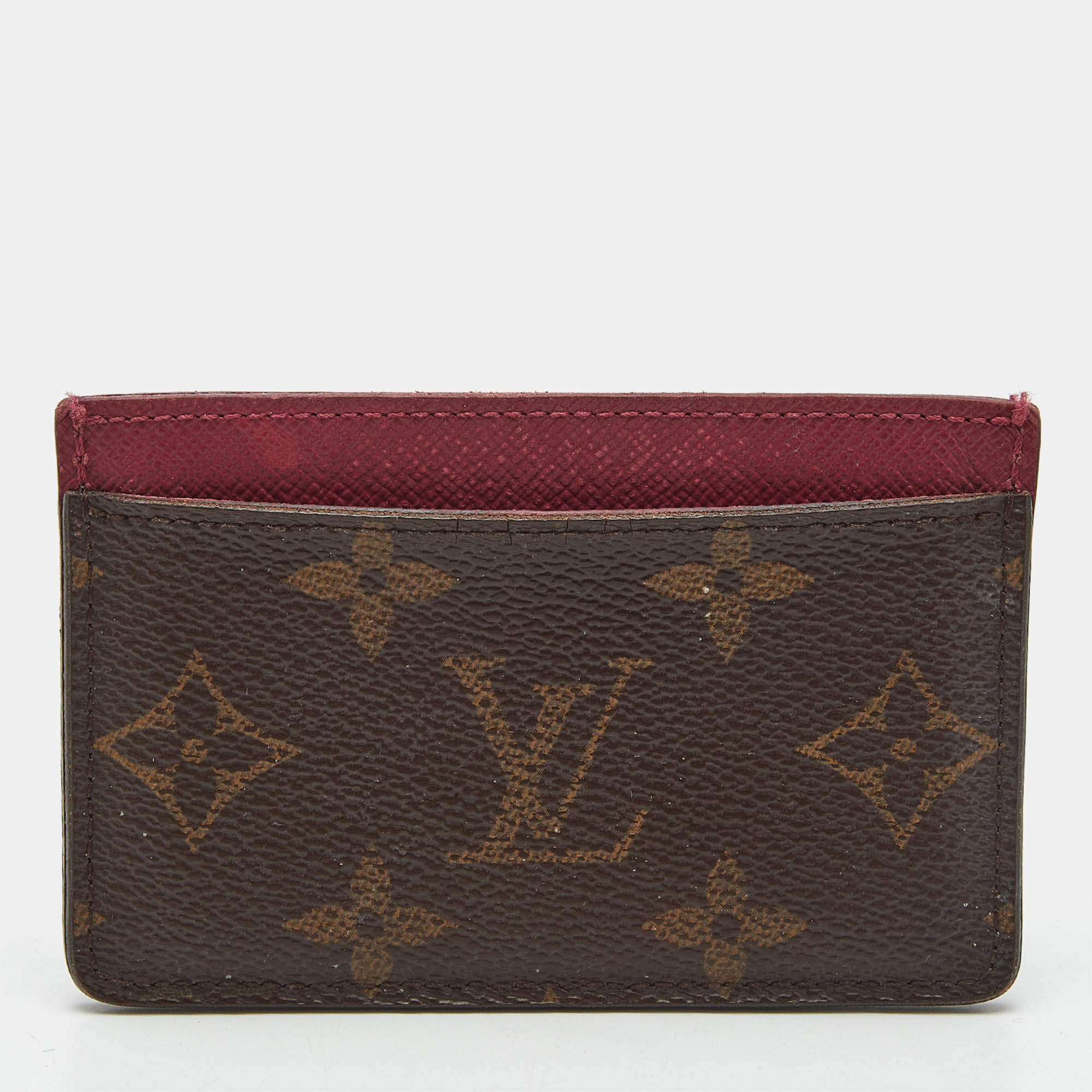 مملوكة مسبقًا Louis Vuitton Fuchsia Monogram Canvas Card Holder