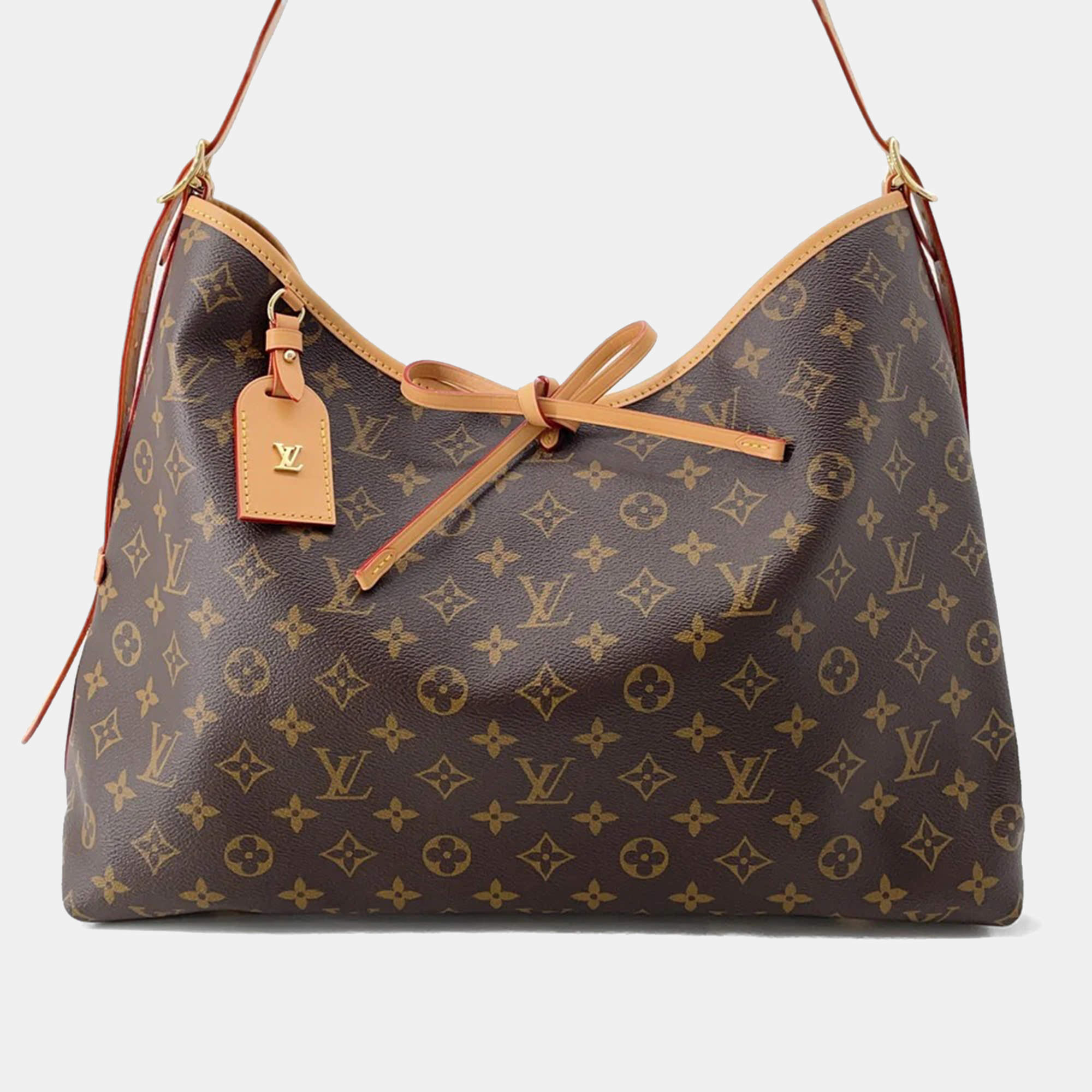 Pre Owned Louis Vuitton Carryall NM MM Bordeaux Monogram Bag