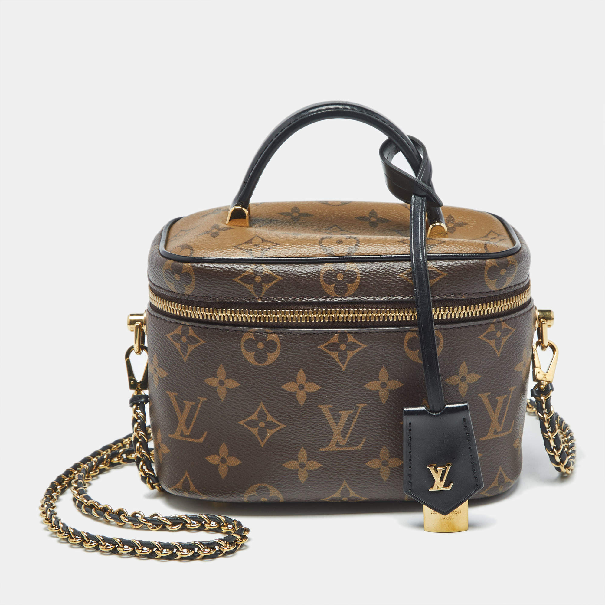 Pre Owned Louis Vuitton Monogram/Reverse Monogram Canvas Vanity PM Bag