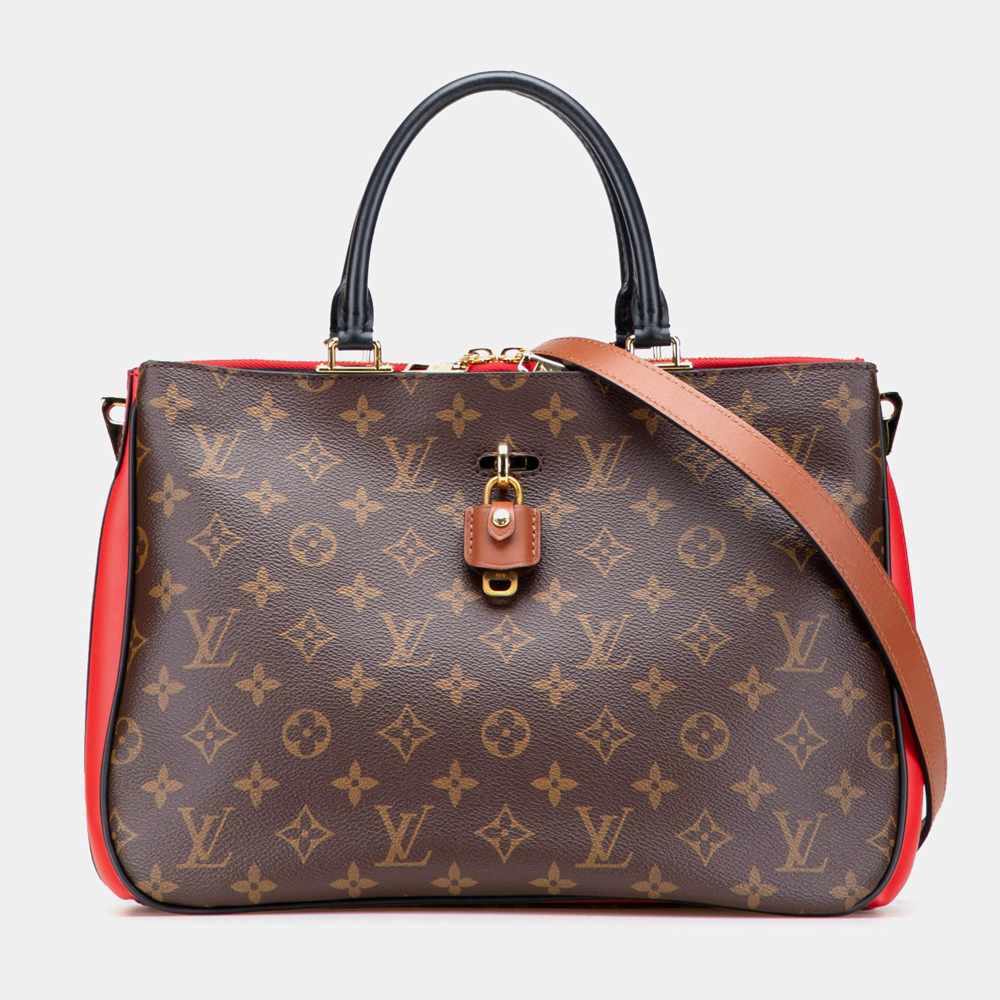 Pre Owned Louis Vuitton Brown Monogram Millefeuille