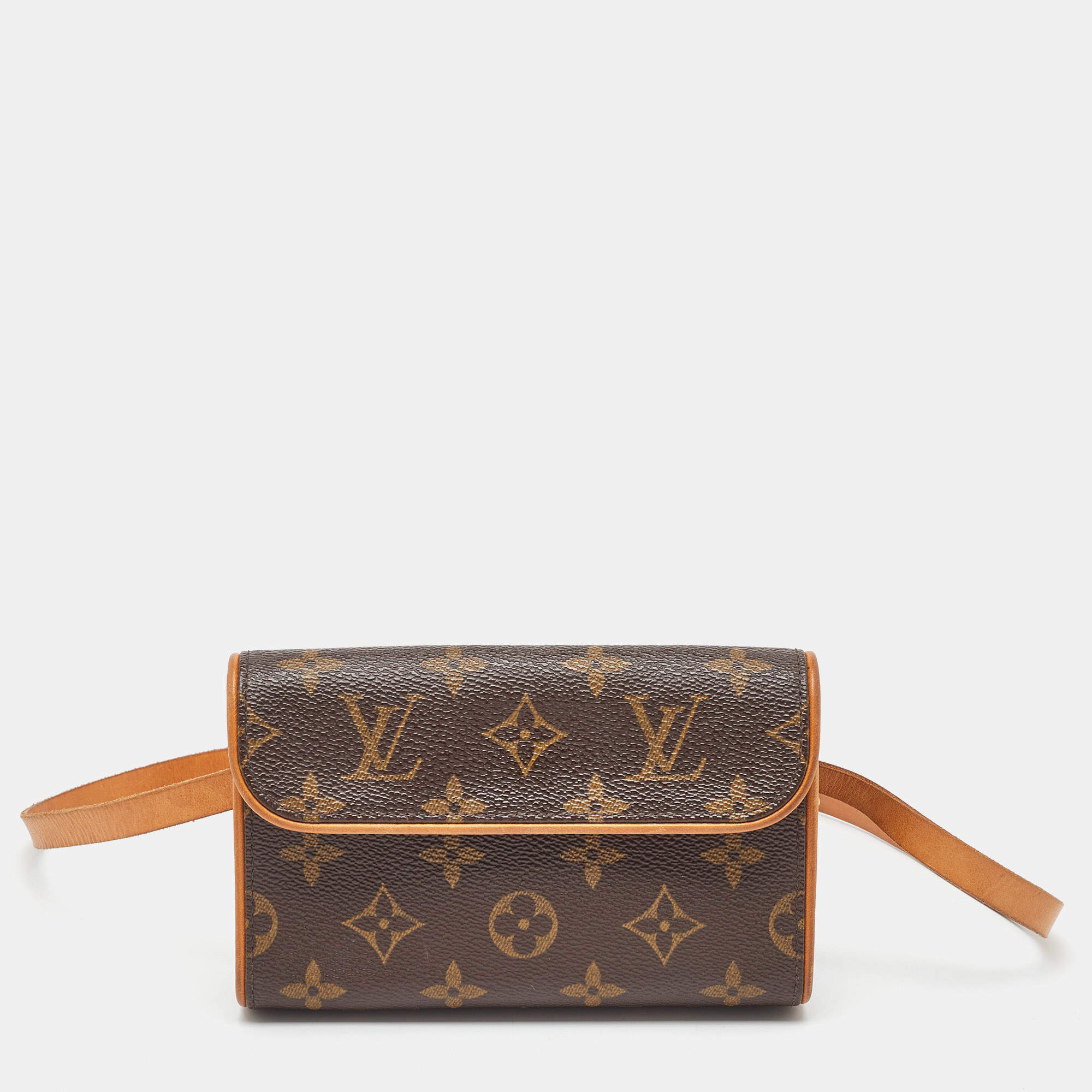 Pre Owned حقيبة حزام لوي فيتون بوشيت فلورنتين كانفاس مونوغرامي