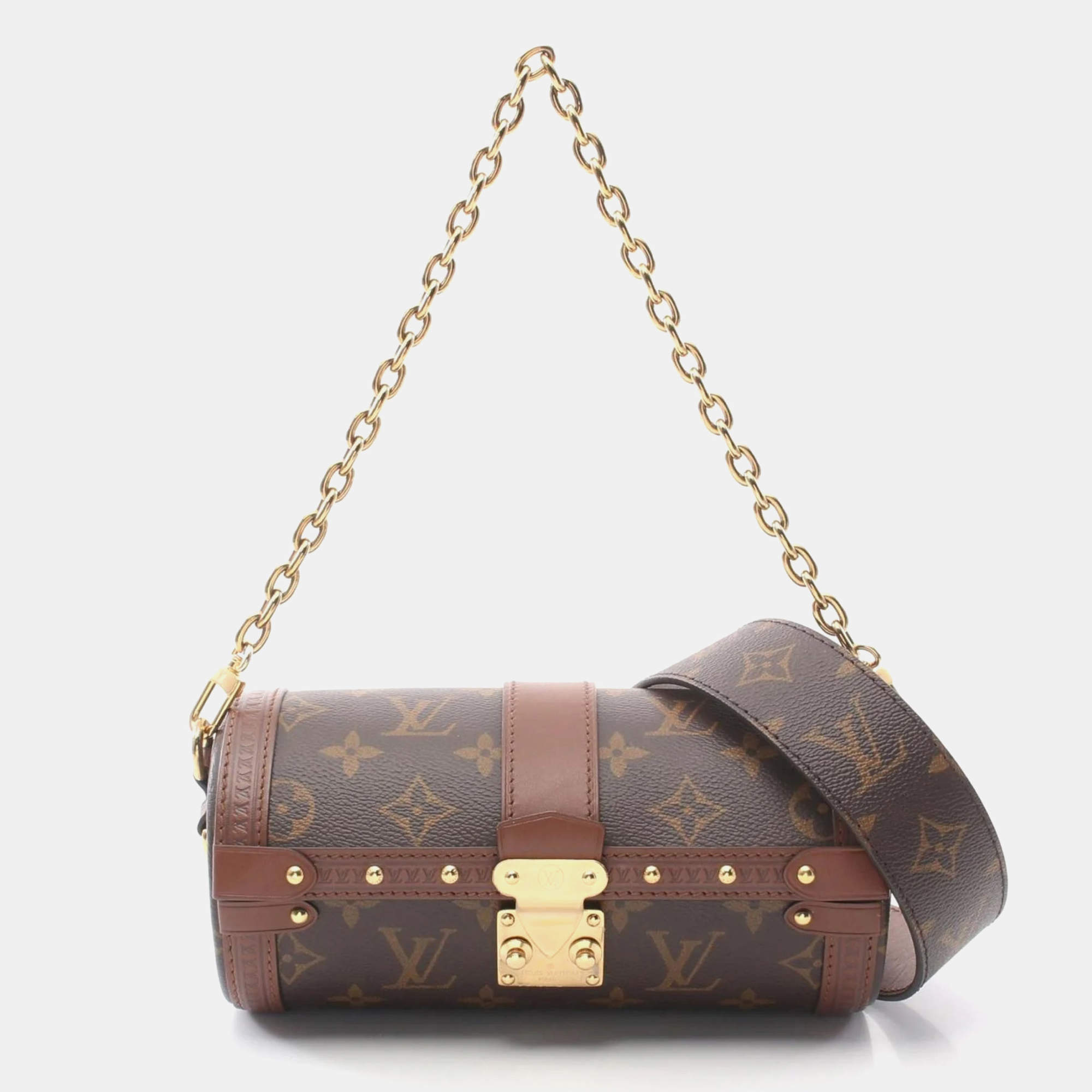 Pre Owned Louis Vuitton Papillon Trunk Monogram Canvas Shoulder Bag