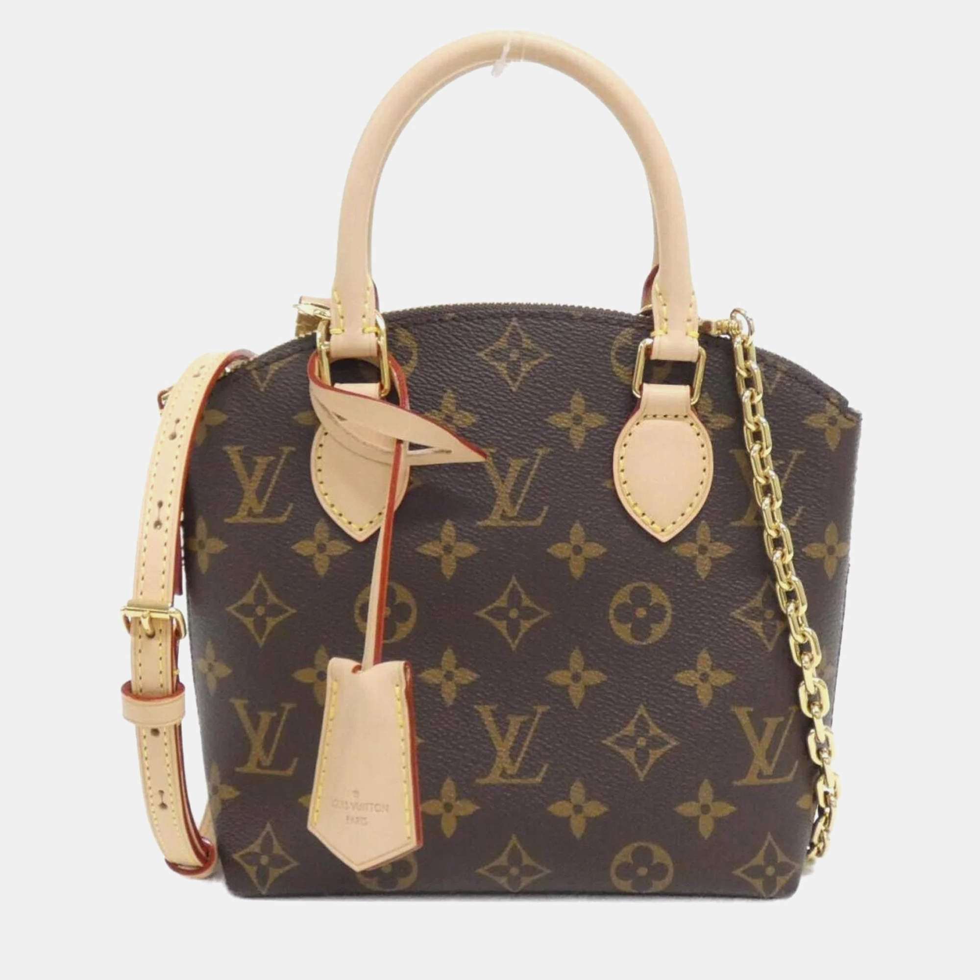 Pre Owned Louis Vuitton Lockit BB Monogram Coated Canvas Handbag