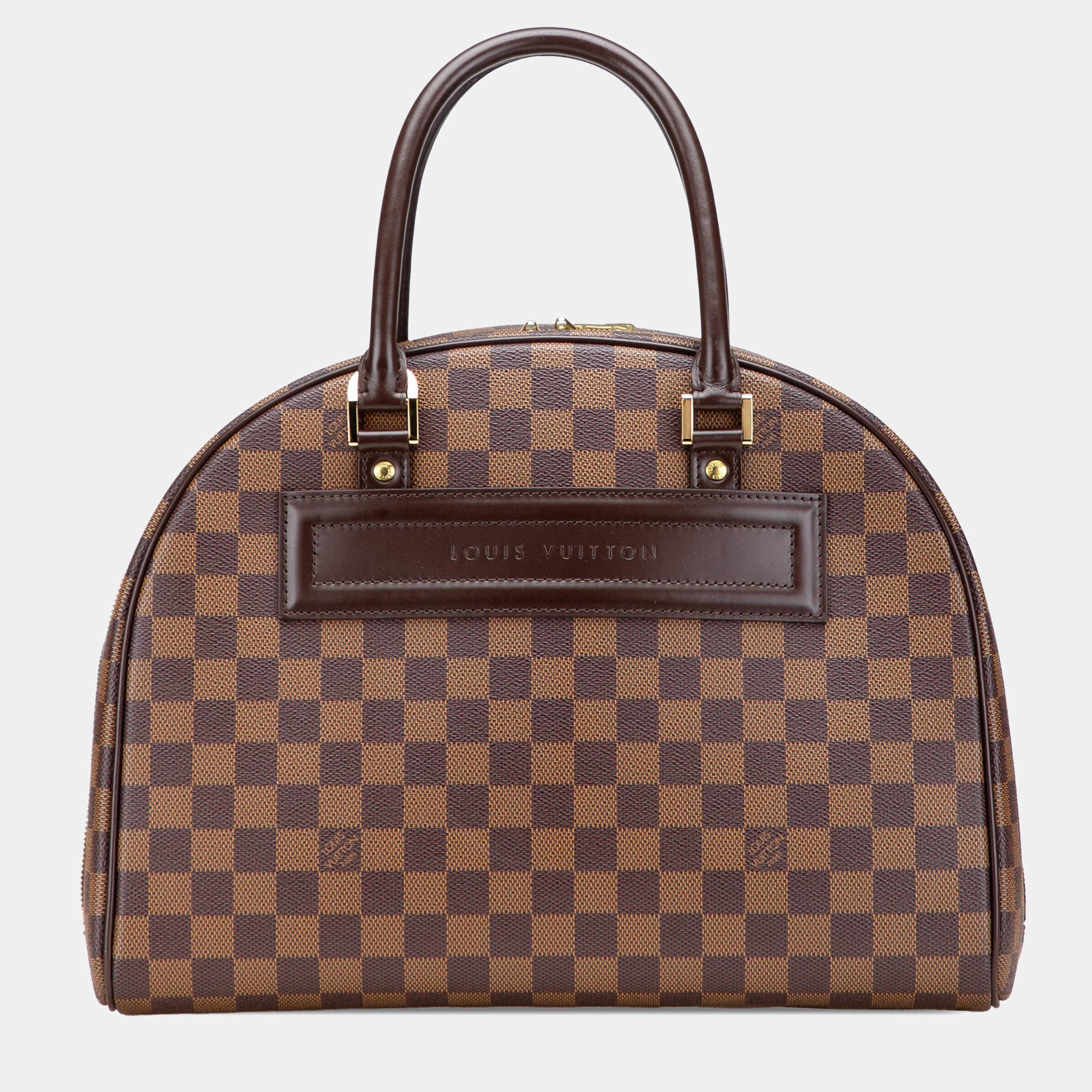 Pre Owned Louis Vuitton Brown Damier Ebene Nolita 24 Heures
