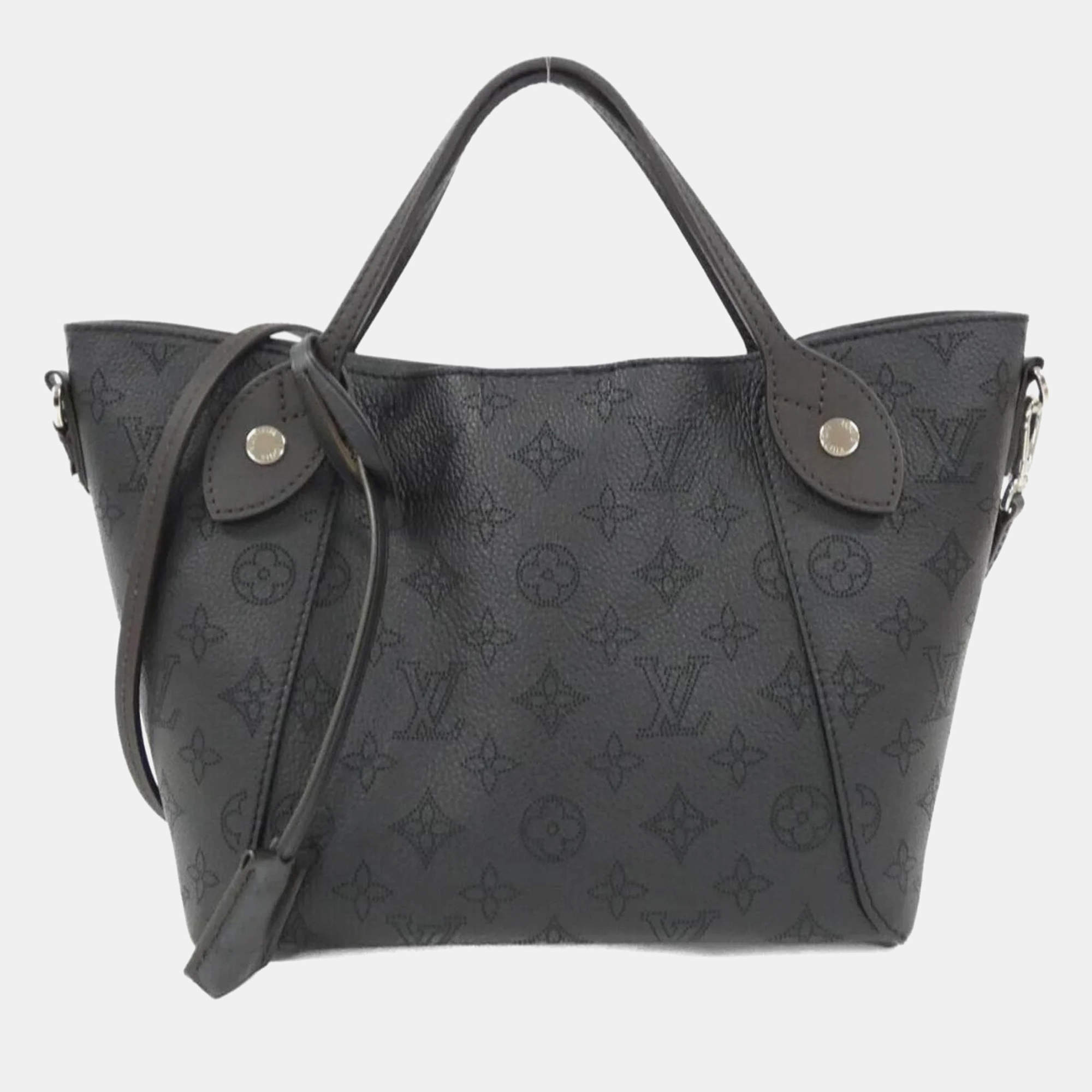 Pre Owned Louis Vuitton Hina PM Mahina Leather Tote Bag