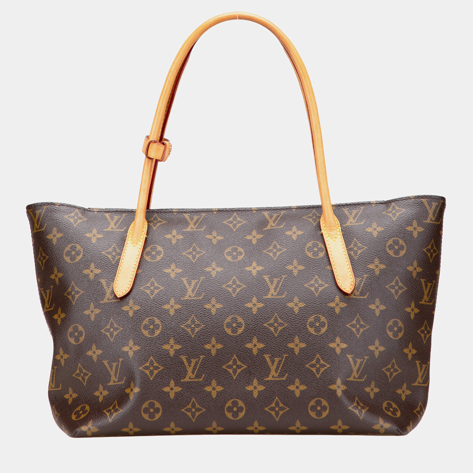 Pre Owned Louis Vuitton Brown Monogram Raspail PM Bag
