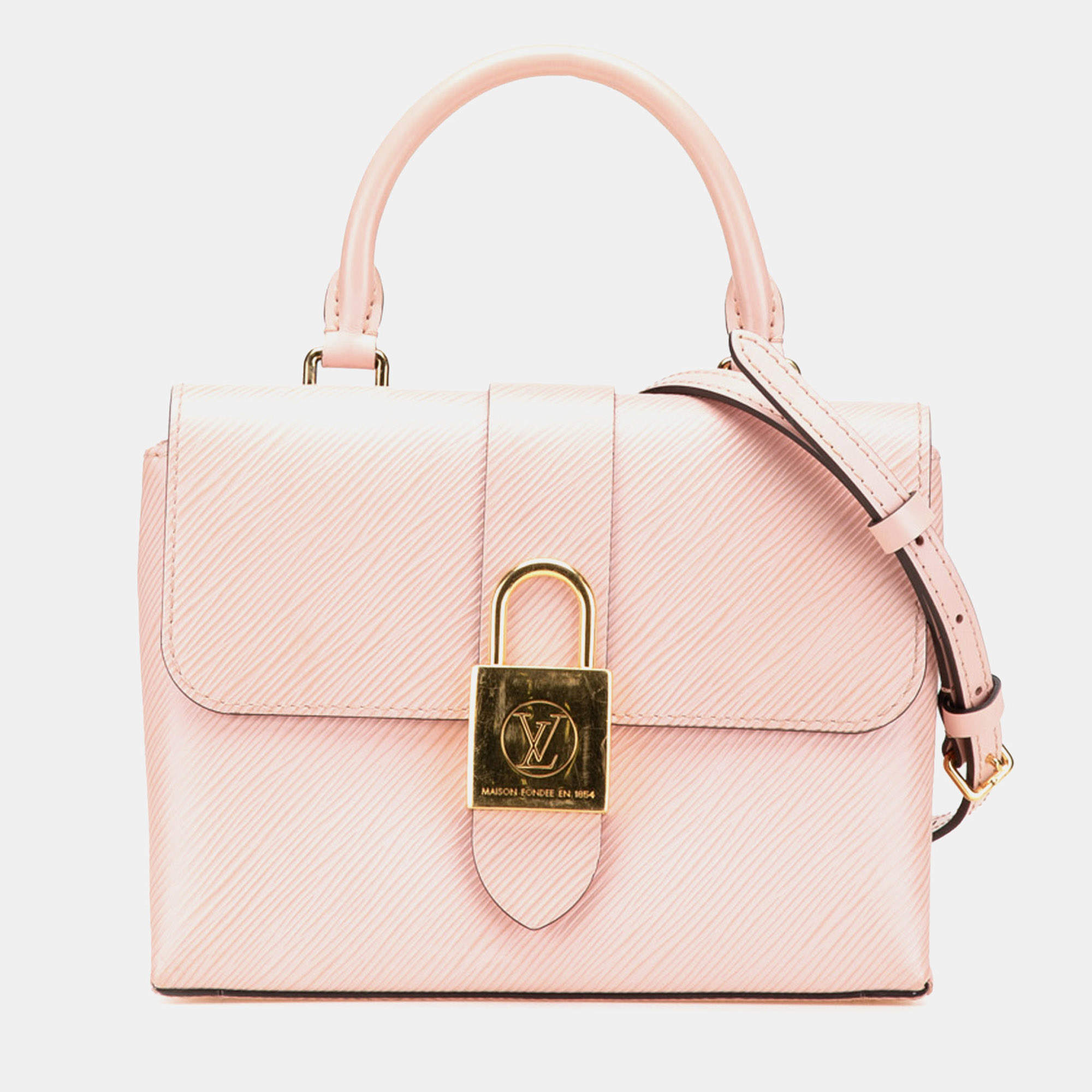 Pre Owned Louis Vuitton Pink Epi Locky BB
