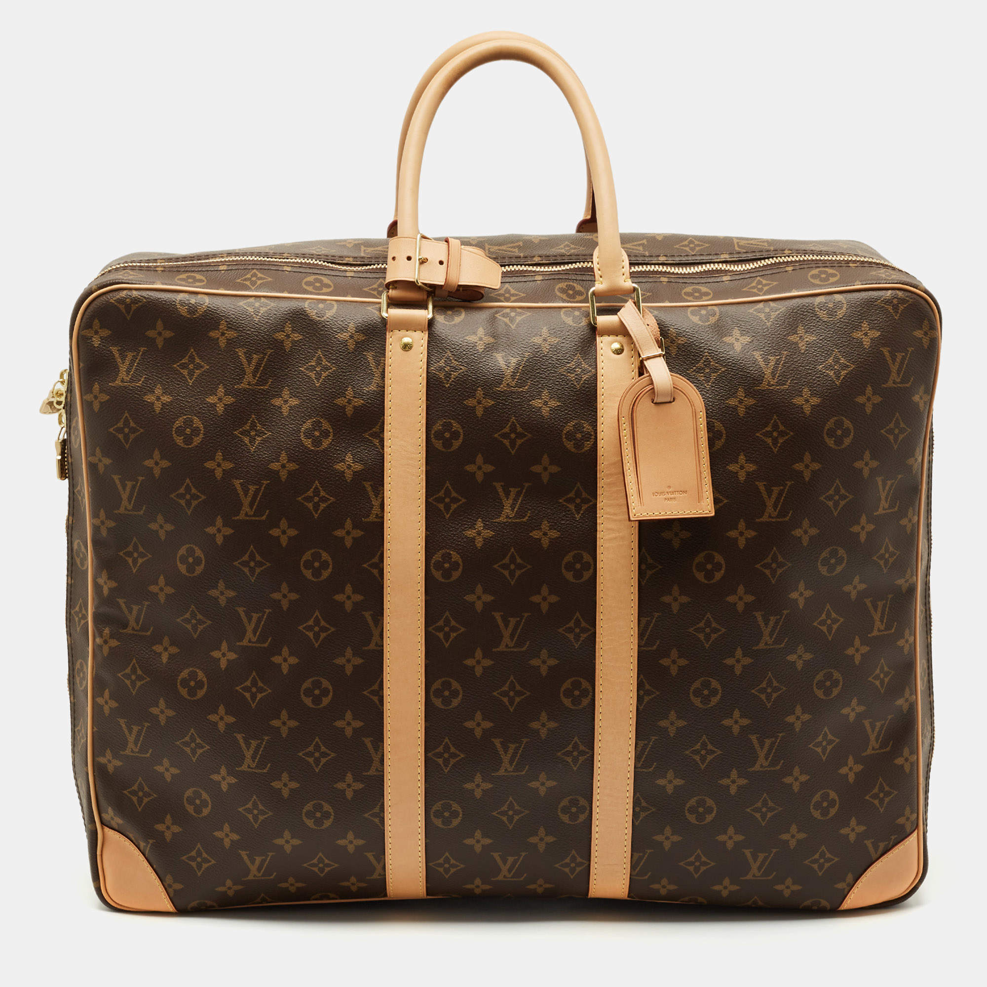 Pre Owned Louis Vuitton Monogram Canvas Sirius 55 Suitcase