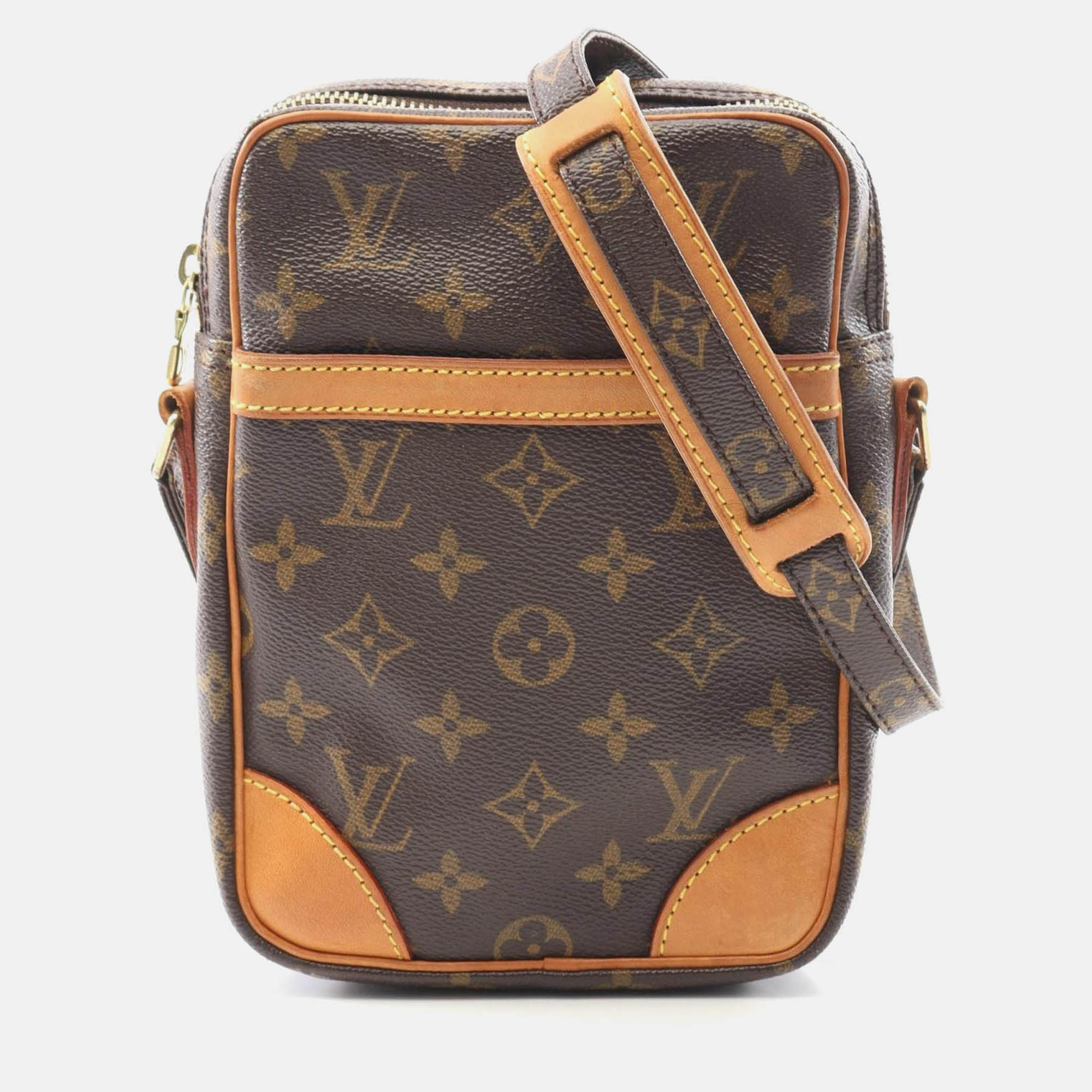 Pre Owned Louis Vuitton Danube Shoulder Crossbody Bag  Monogram