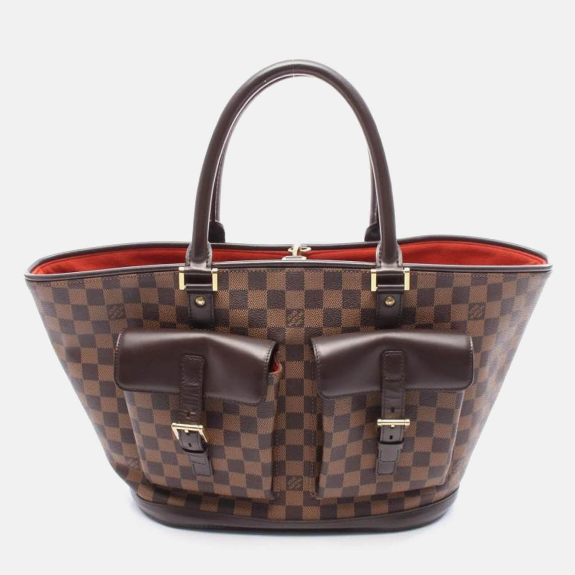 Pre Owned Louis Vuitton Manosque GM Damier Ebene