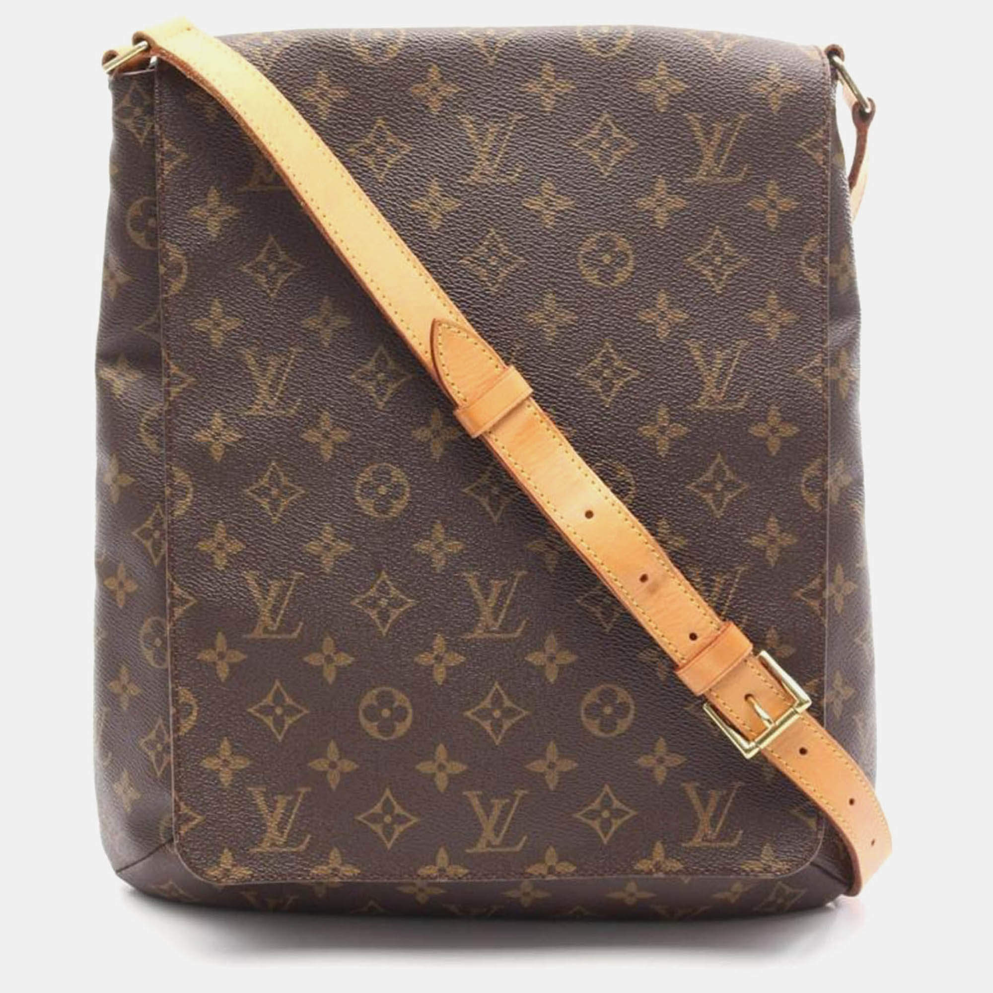 Pre Owned Louis Vuitton Musette Monogram Canvas Shoulder Bag