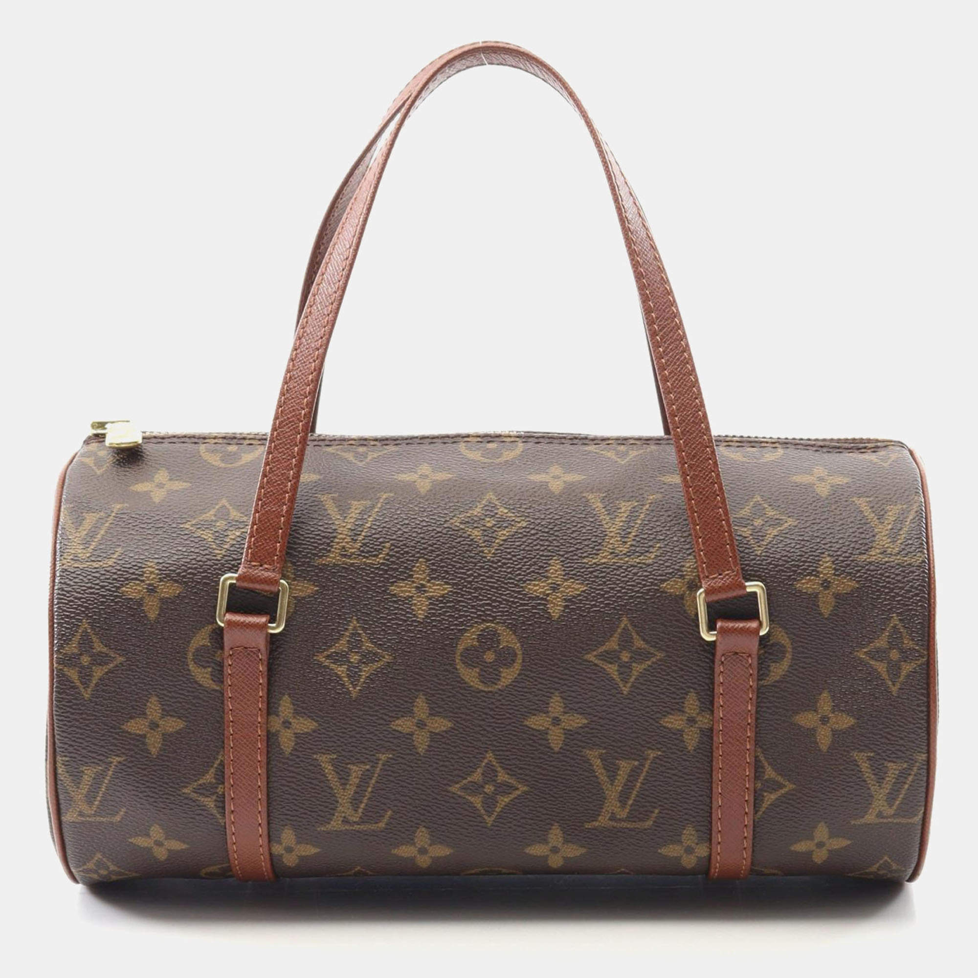 Pre Owned Louis Vuitton Papillon PM 26 Monogram Canvas Shoulder Bag