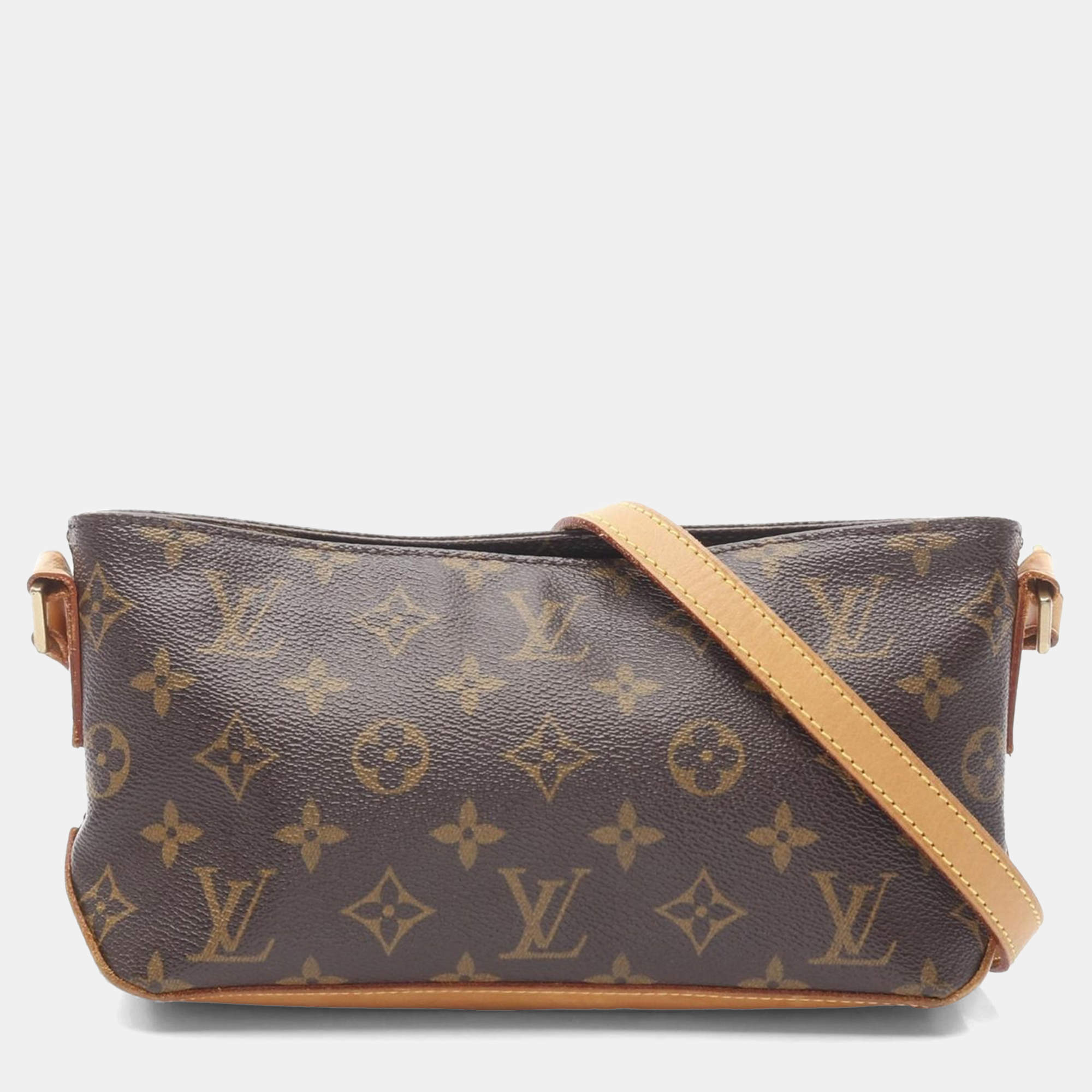 Pre Owned Louis Vuitton Trotteur Crossbody Shoulder Bag  Monogram Canvas