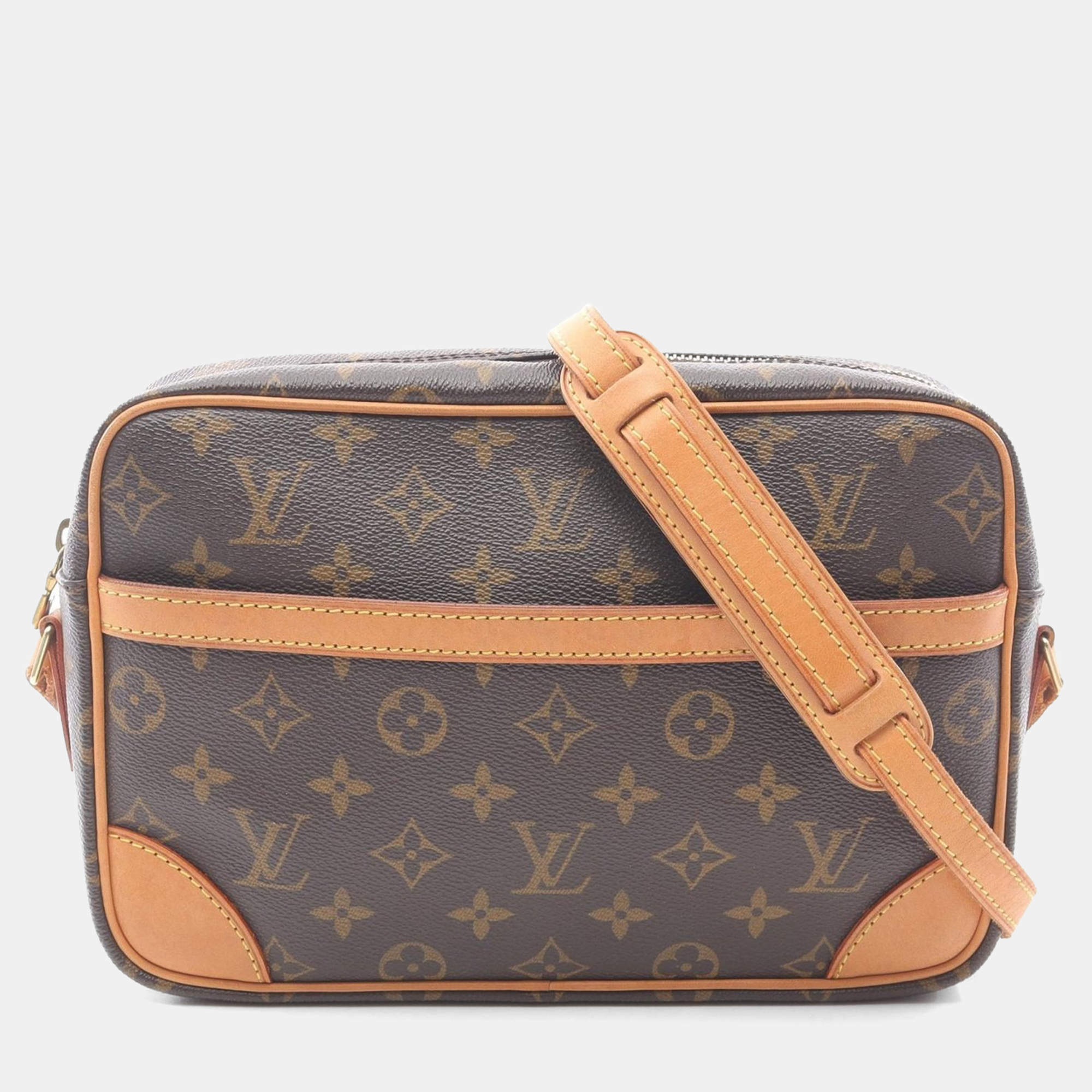 Pre Owned Louis Vuitton Trocadero 27 Crossbody Shoulder Bag Monogram Canvas