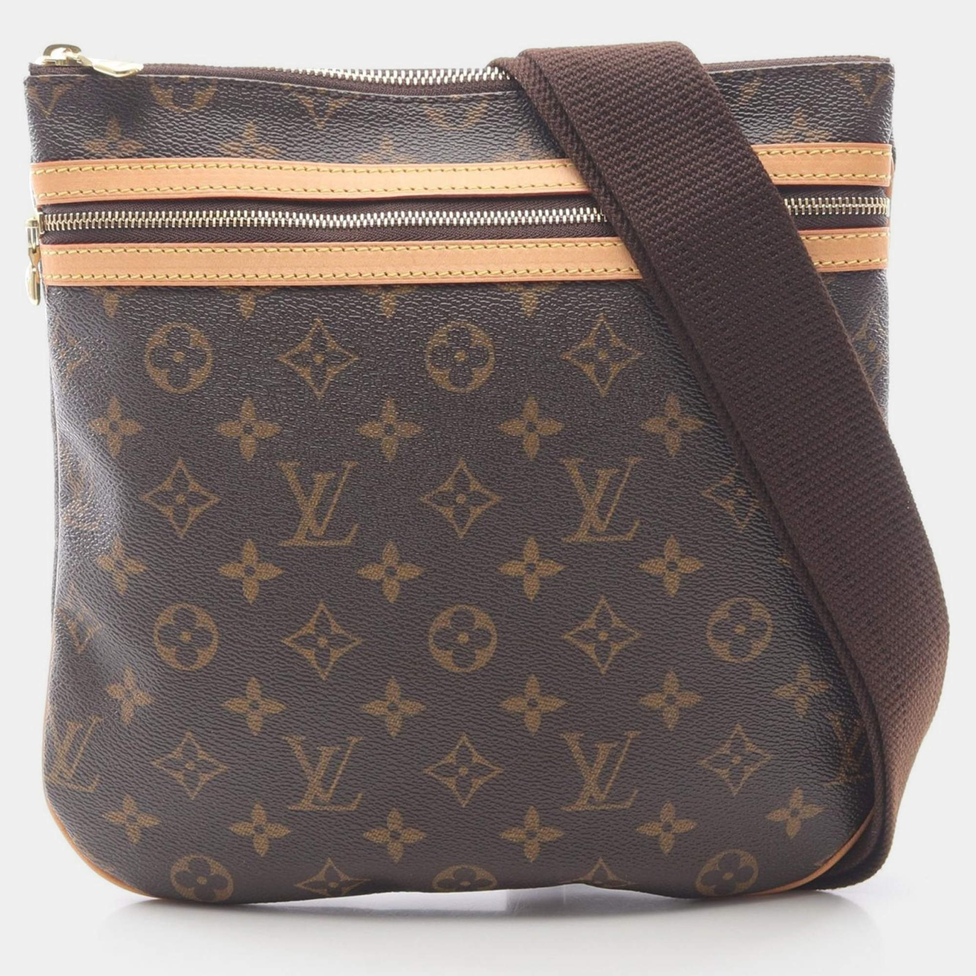 Pre Owned Louis Vuitton Pochette Bosphore Shoulder Crossbody Bag  Monogram