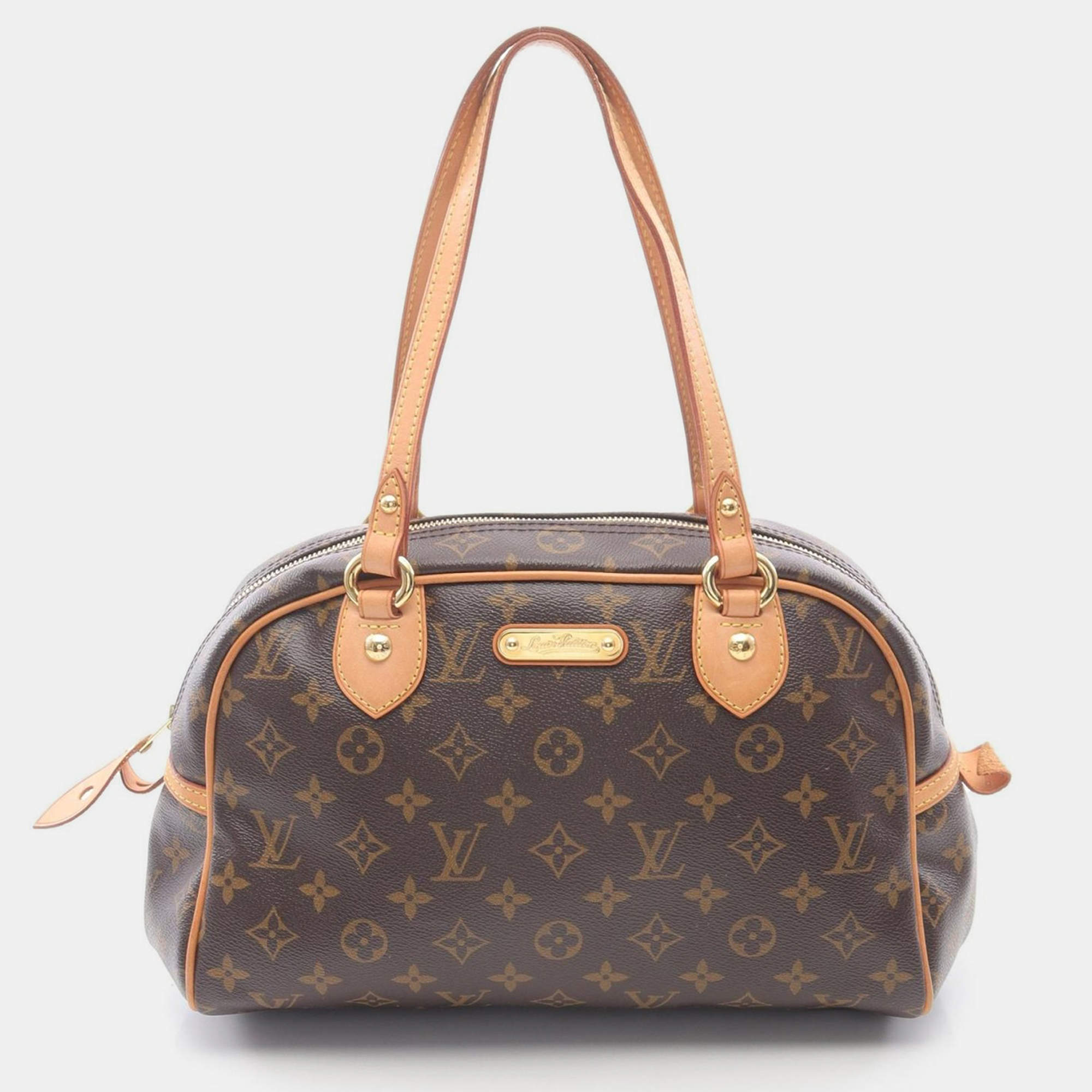Pre Owned Louis Vuitton Montorgueil Pm Shoulder Bag  Monogram Canvas