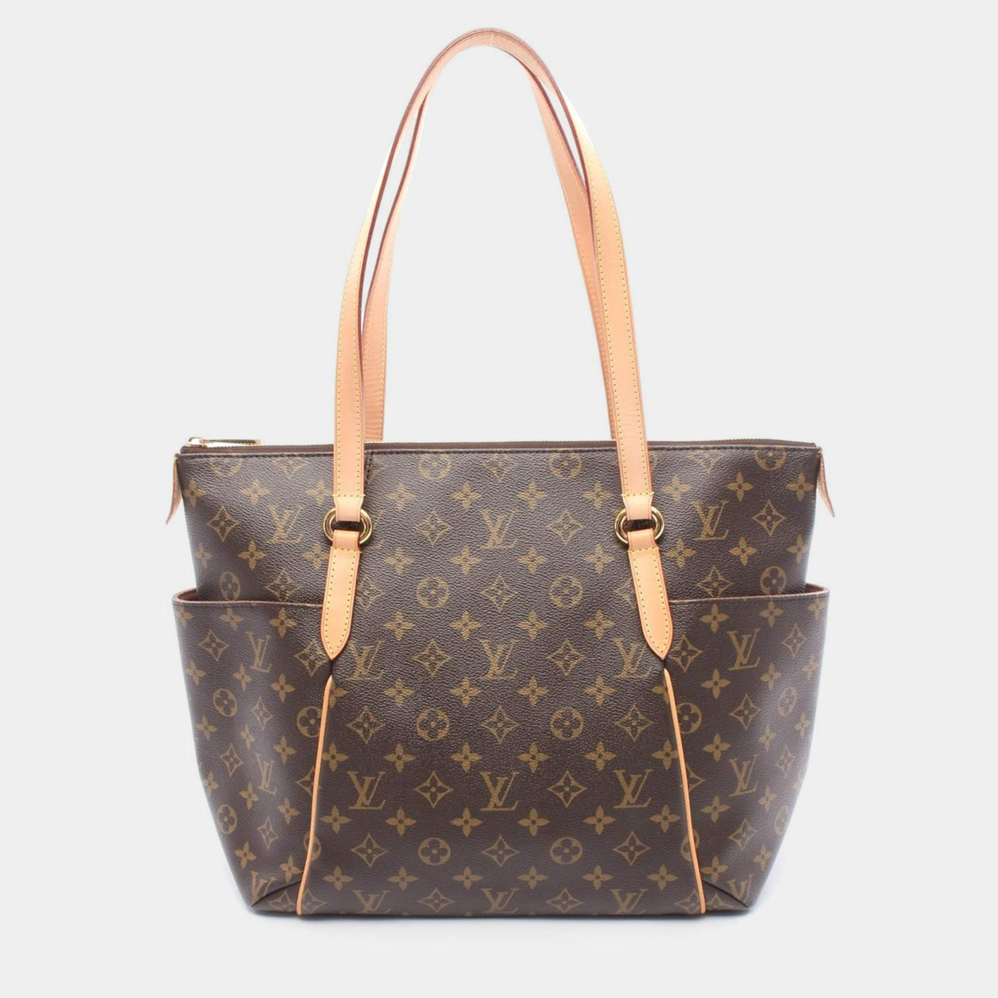 Pre Owned Louis Vuitton Totally MM Brown Monogram Canvas Shoulder Bag