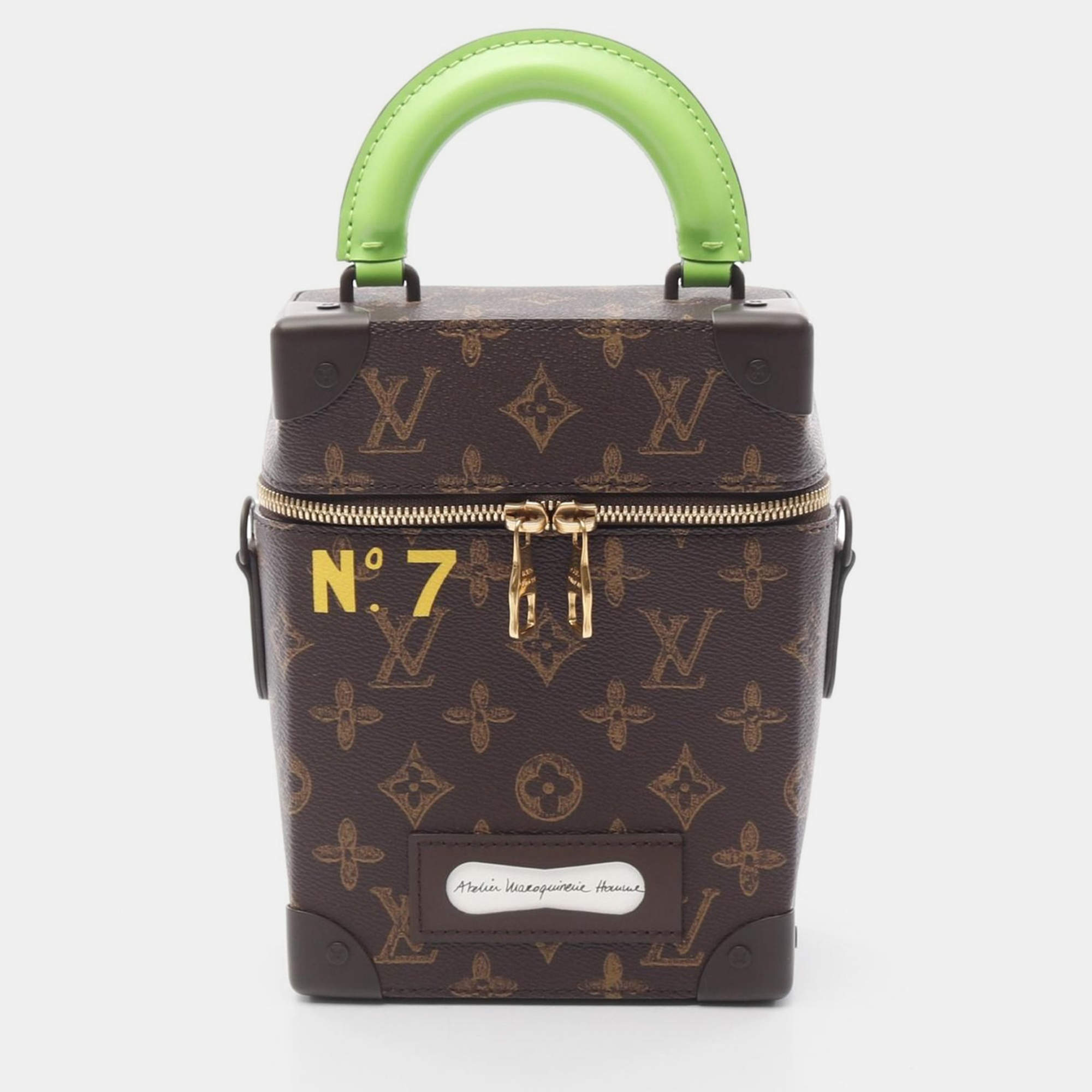 Louis Vuitton Damier Ebene Marais Bucket Bag w/ Accessory