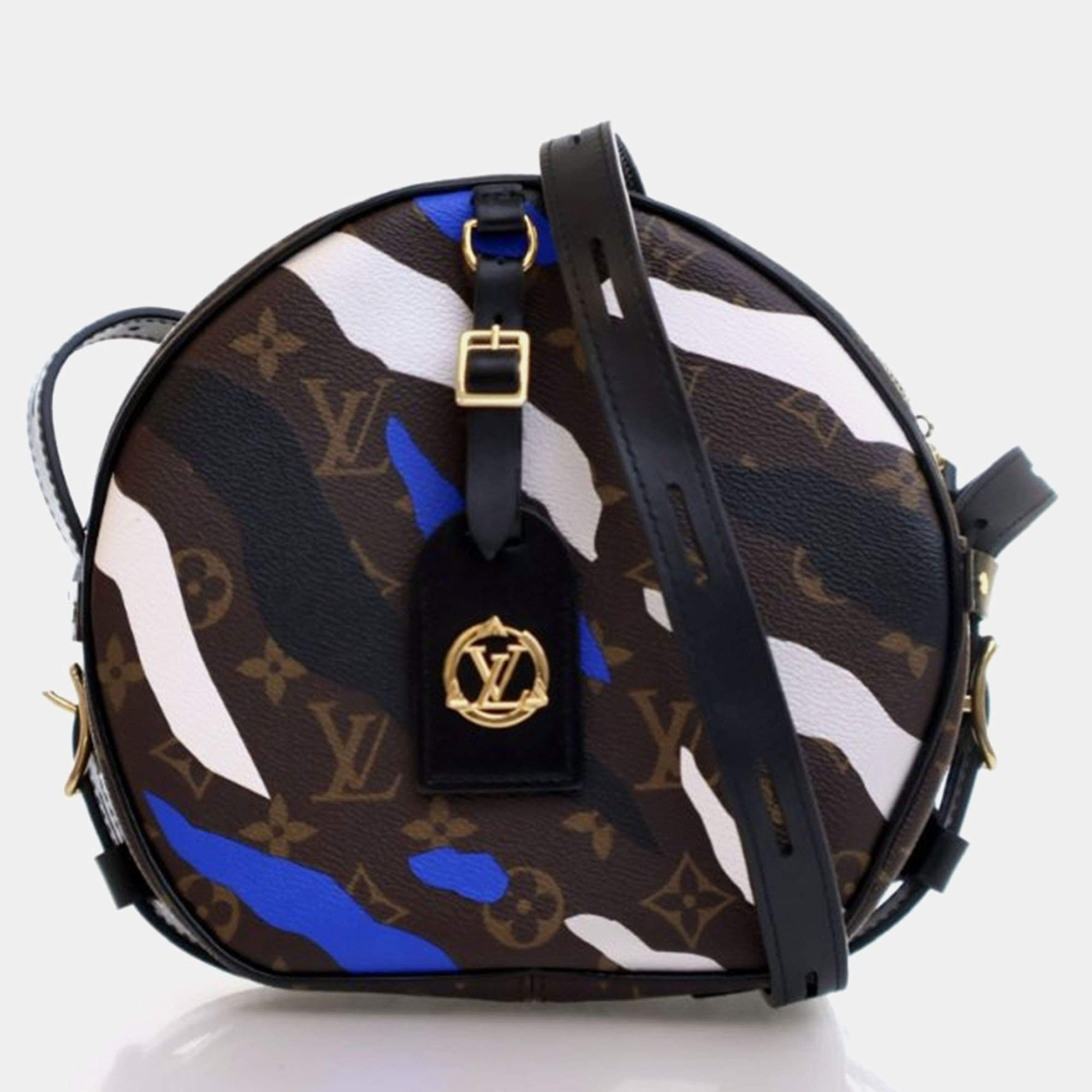 Pre Owned Louis Vuitton x League of Legends Boite Chapeau Souple MM Monogram Canvas Shoulder Bag