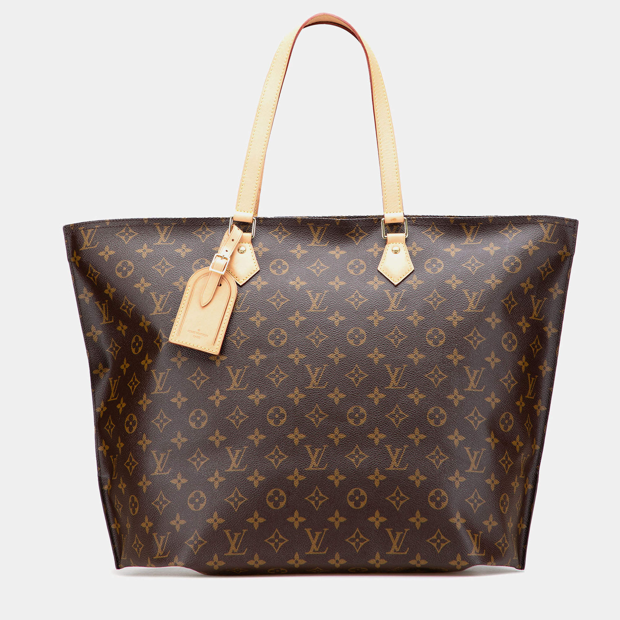 Pre Owned Louis Vuitton Brown Monogram All-In MM
