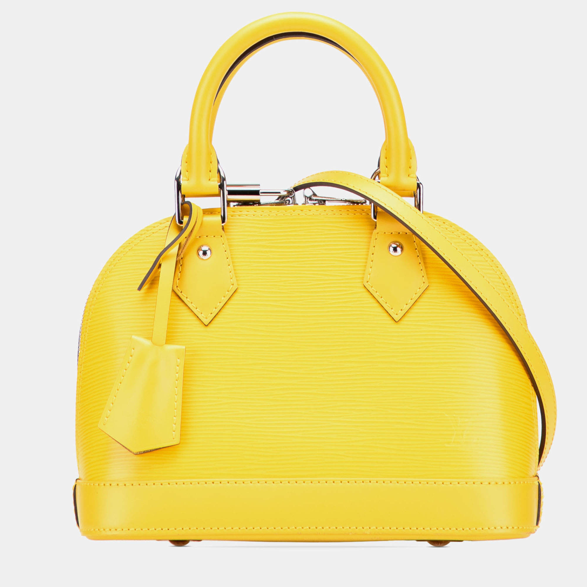 Pre Owned Louis Vuitton Yellow Epi Alma BB